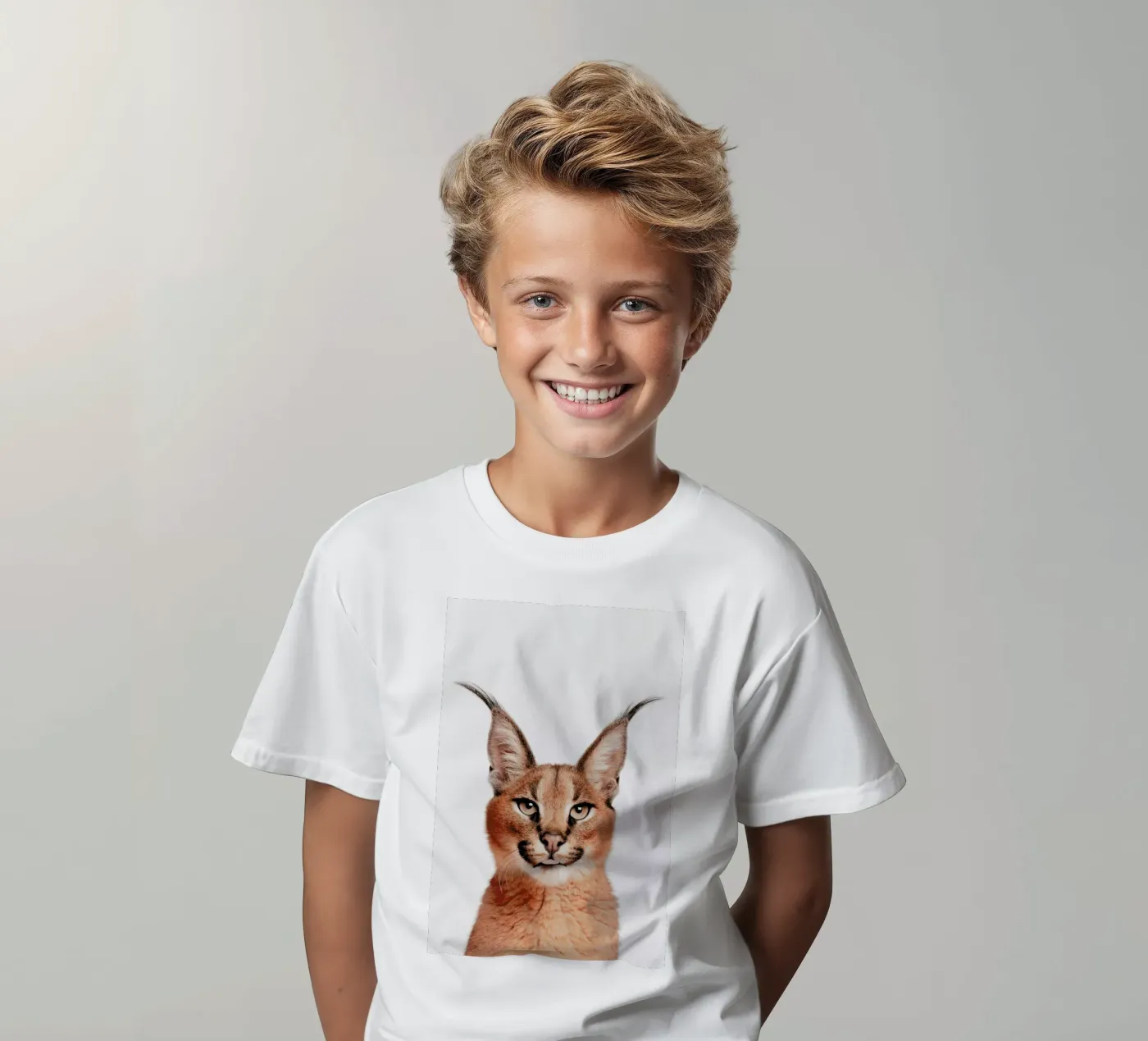 Lynx kinder t-shirt van Paws & Claws