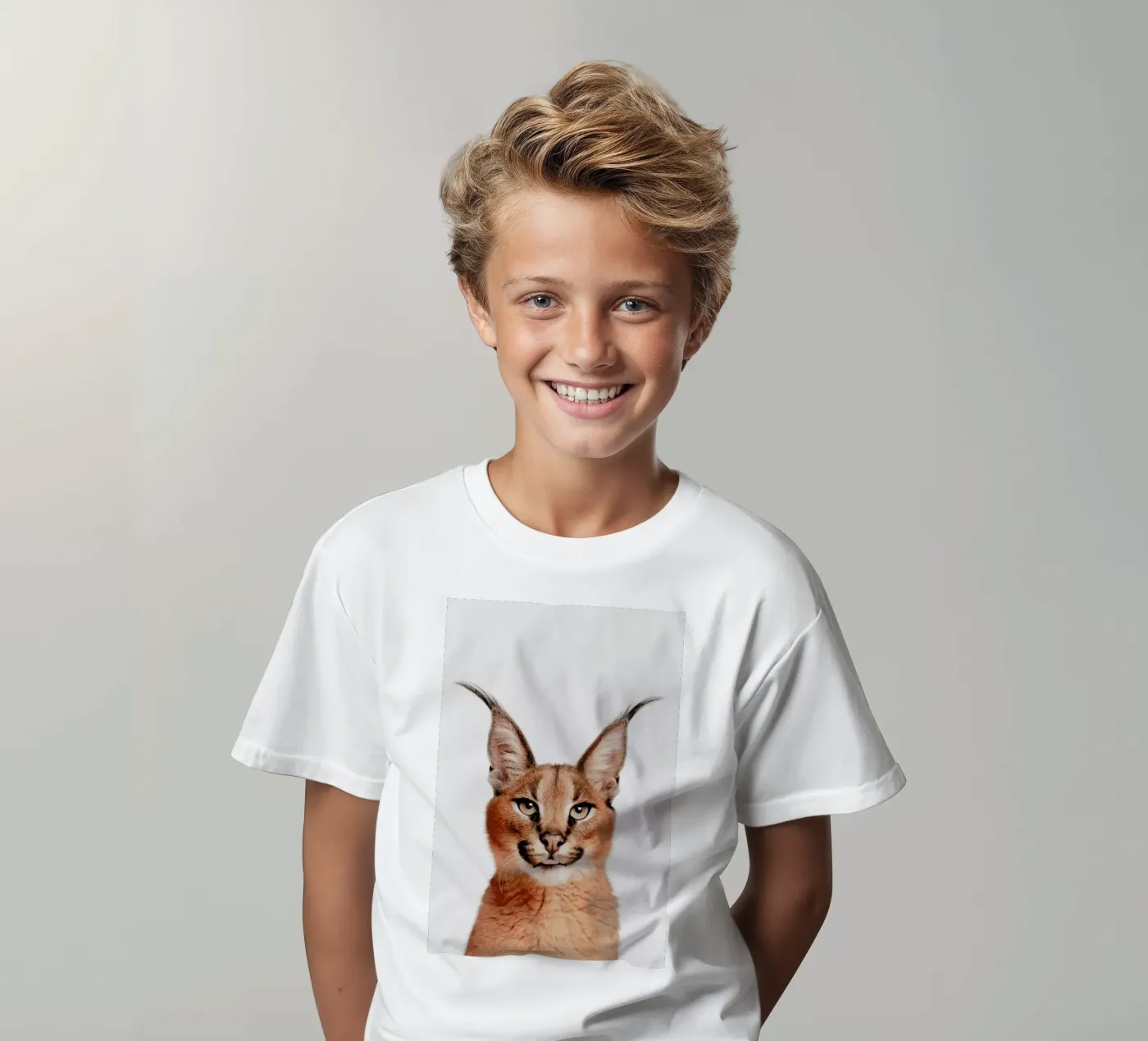 Lynx kinder t-shirt van Paws & Claws