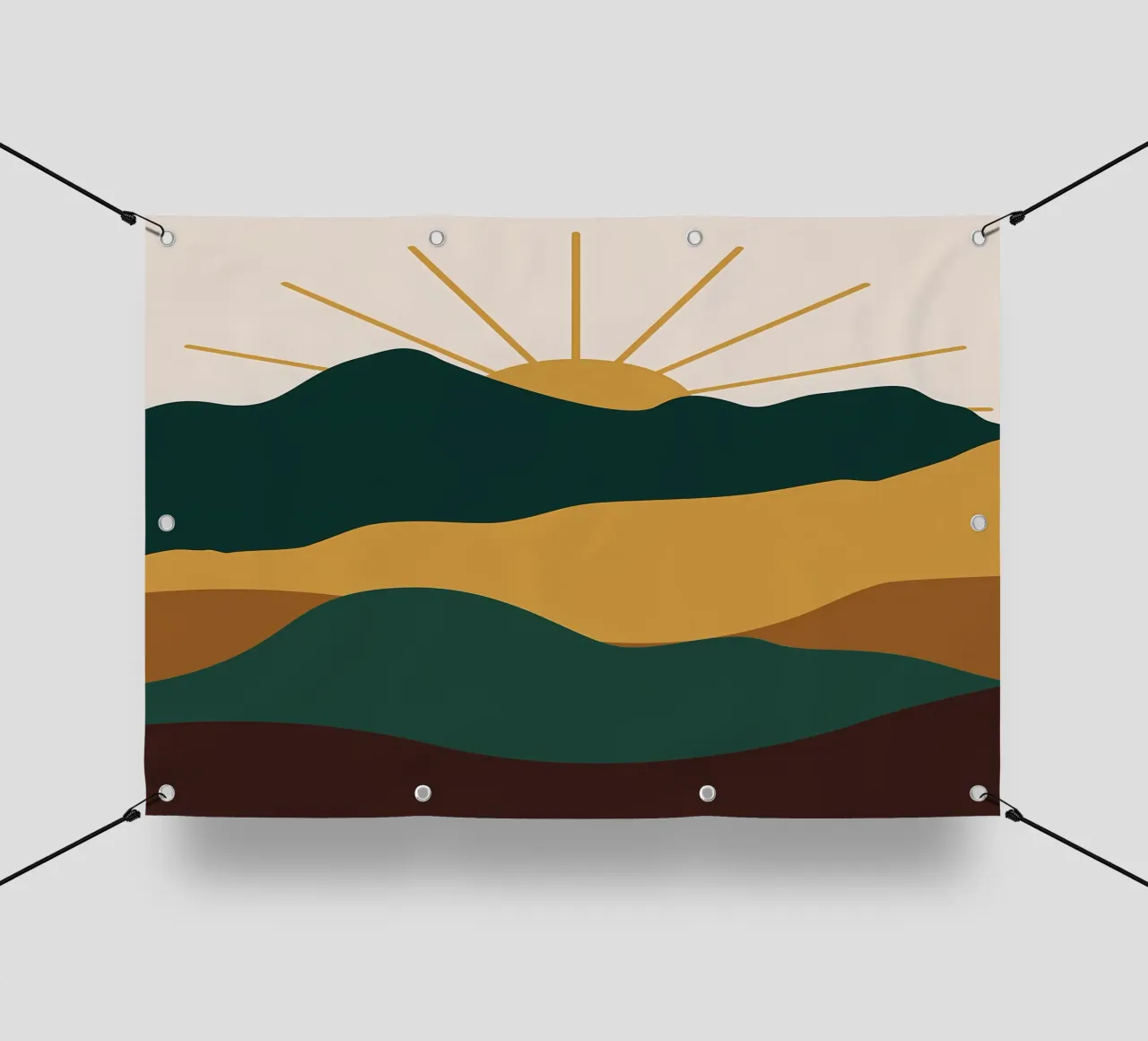 Paysage naturel v20 bâche pvc de Bartosz Powalka