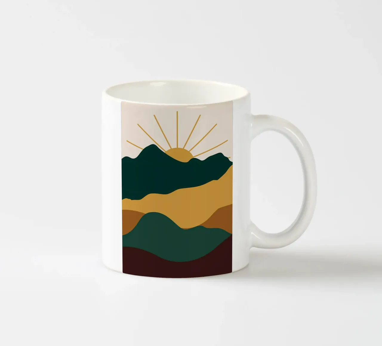 Natura Paesaggio v20 tazza in ceramica da Bartosz Powalka