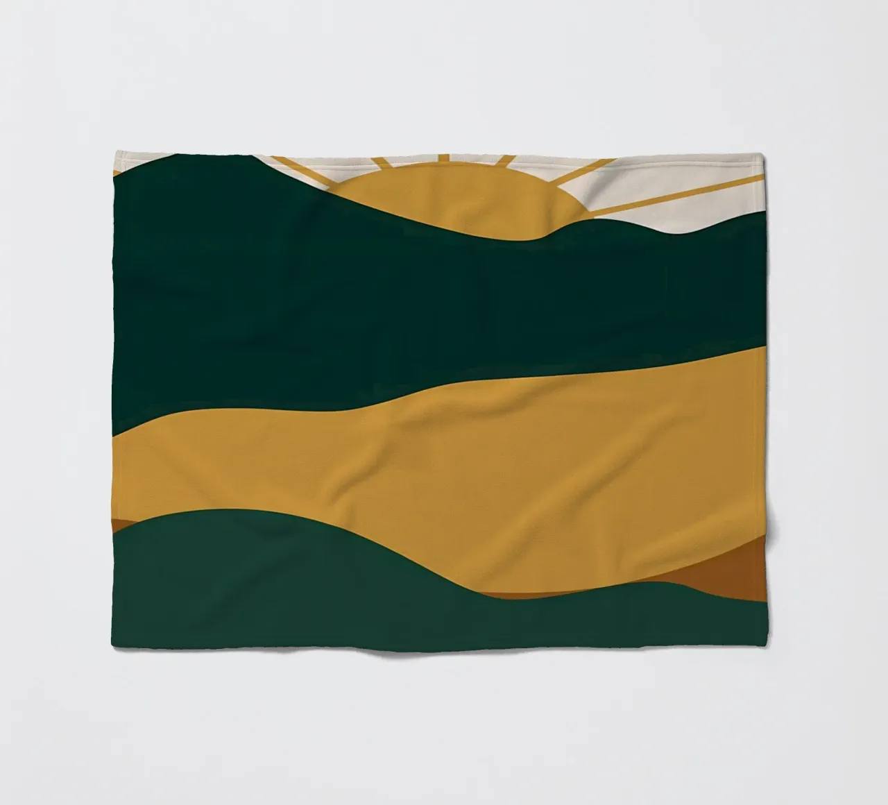 Nature Landscape v20 fleece blanket by Bartosz Powalka