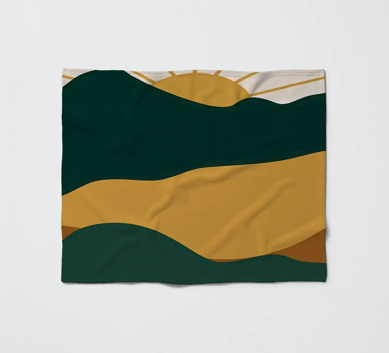 Nature Landscape v20 fleece blanket by Bartosz Powalka