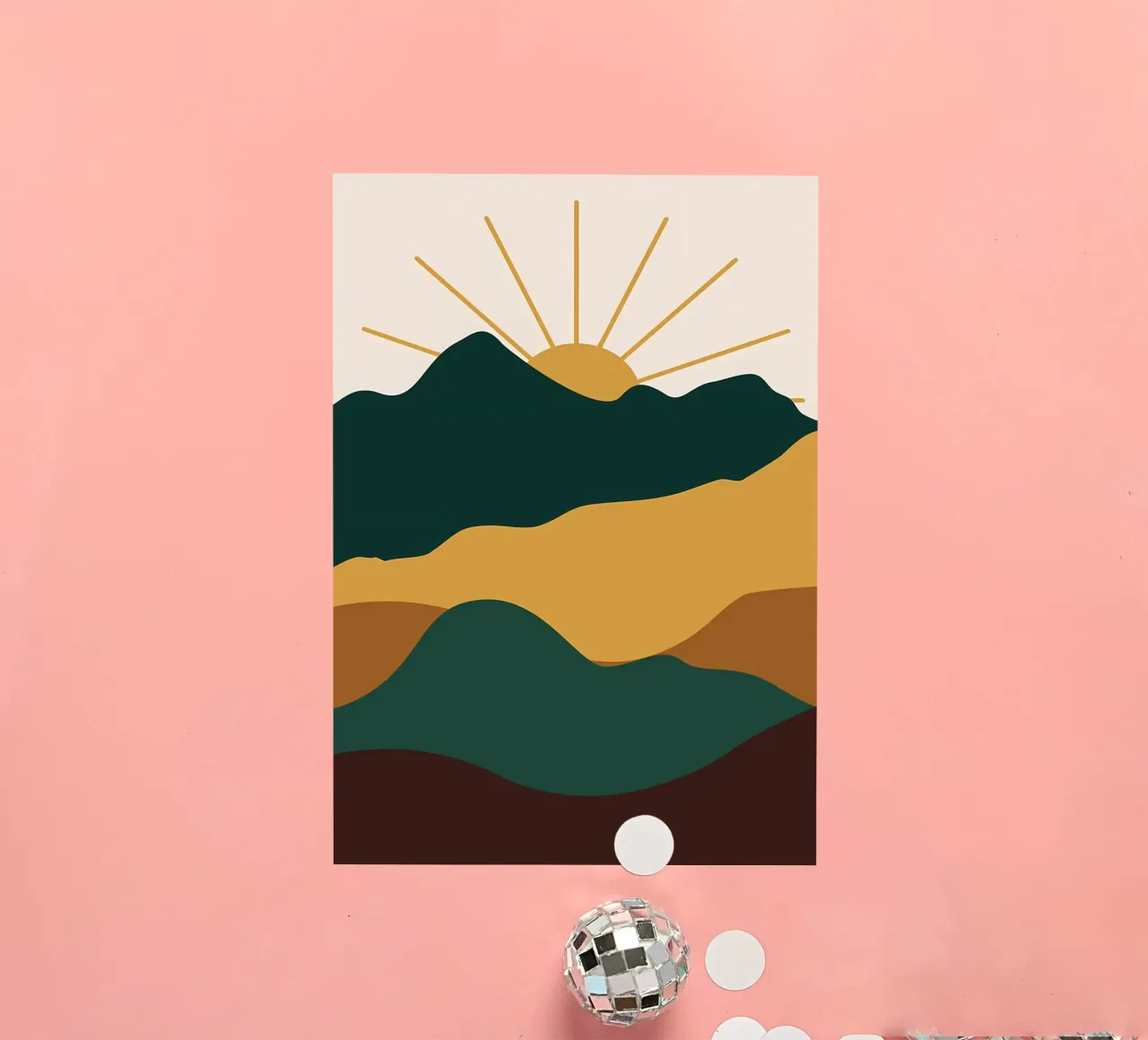 Nature Landscape v20 sticker by Bartosz Powalka