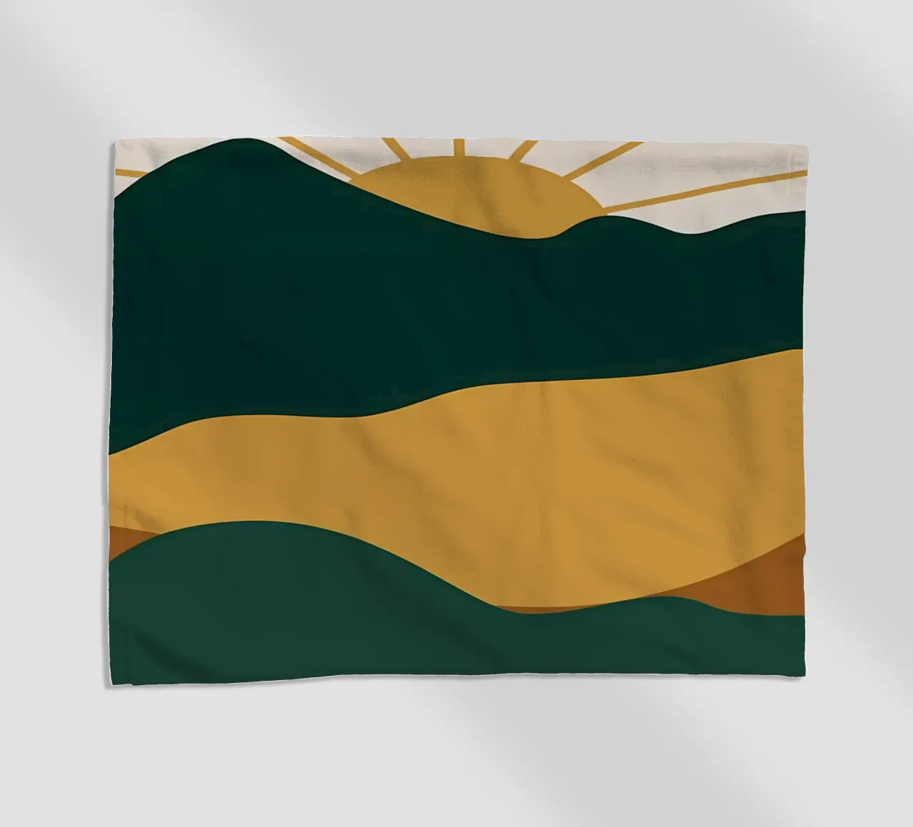 Nature Landscape v20 beach towel by Bartosz Powalka