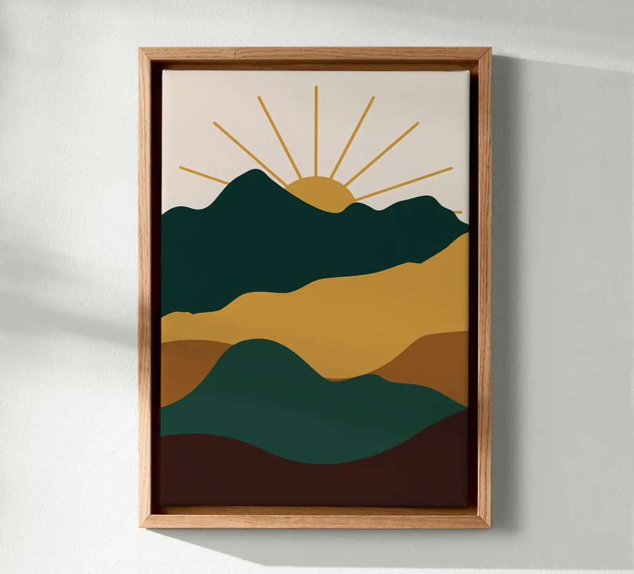 Nature Landscape v20 canvas by Bartosz Powalka