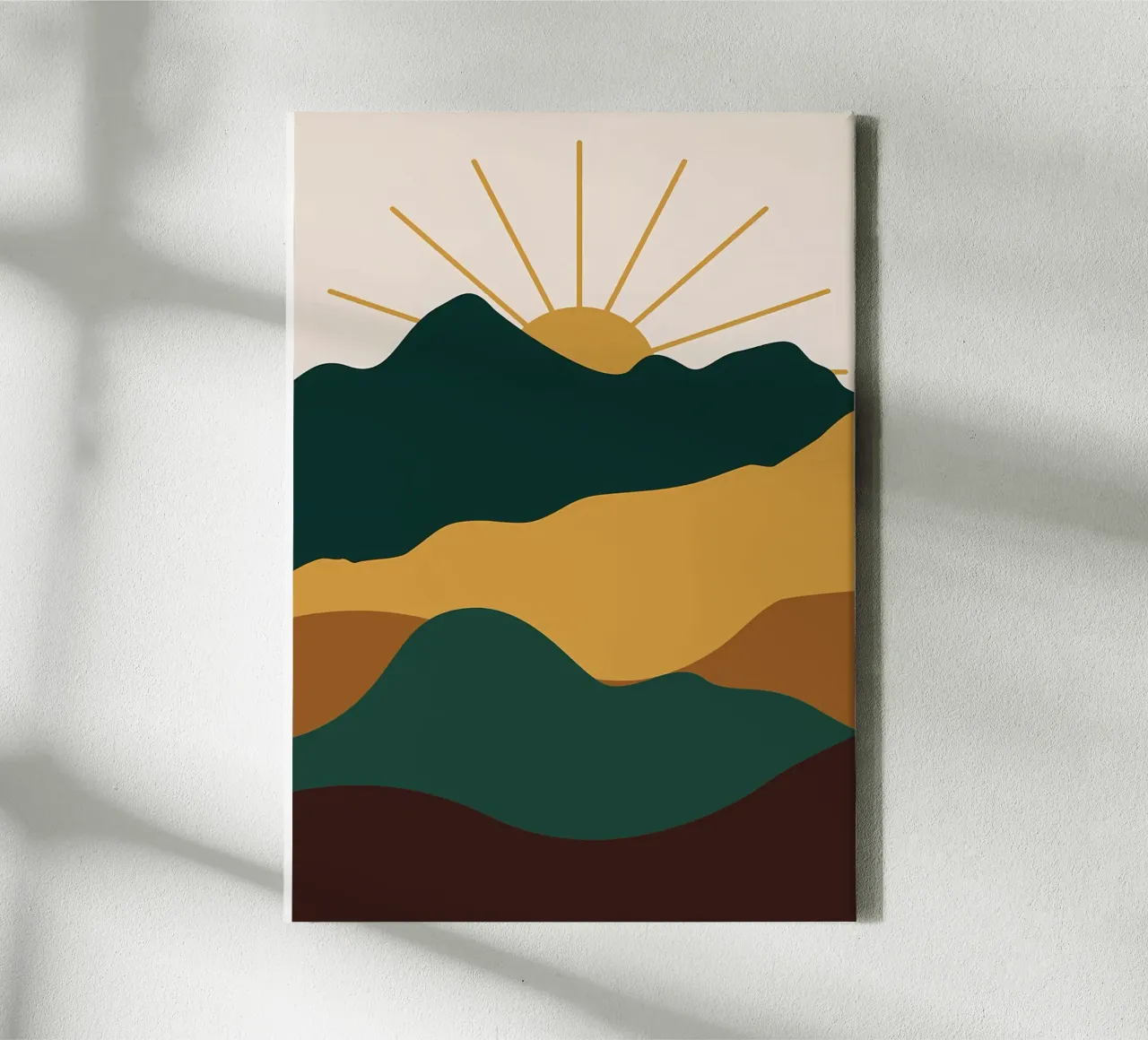 Nature Landscape v20 canvas by Bartosz Powalka