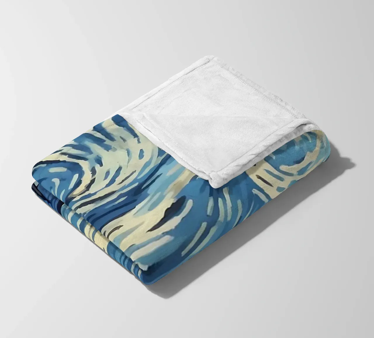 gatto vangogh coperta in pile da Adrian Patel