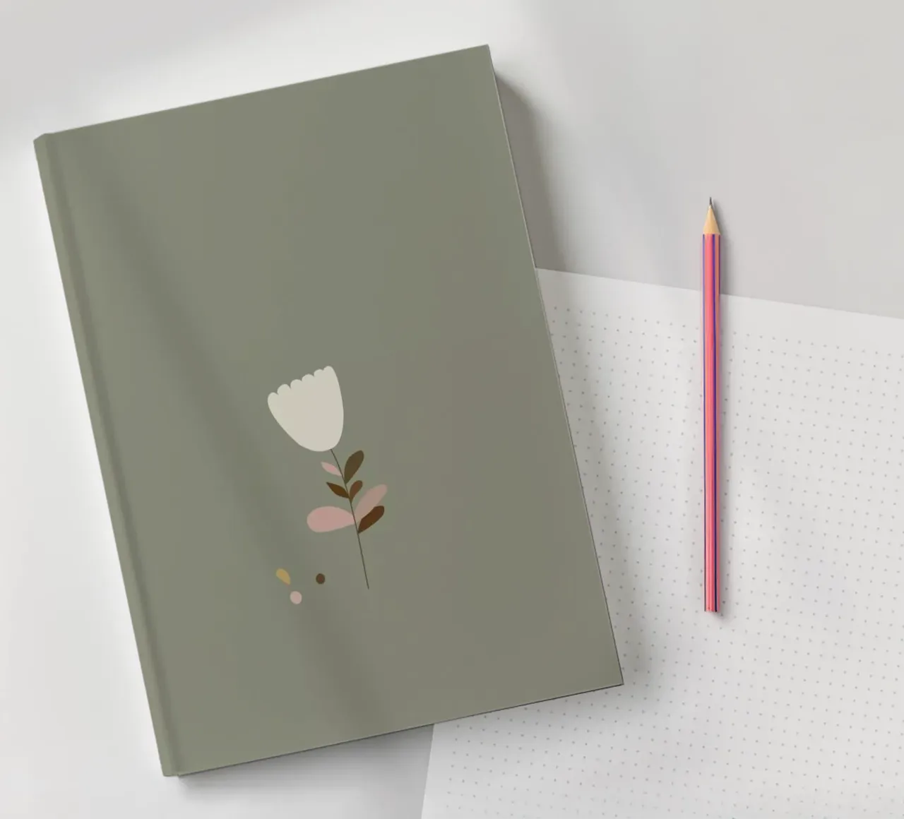 Flower4 Notizbuch von 170QM