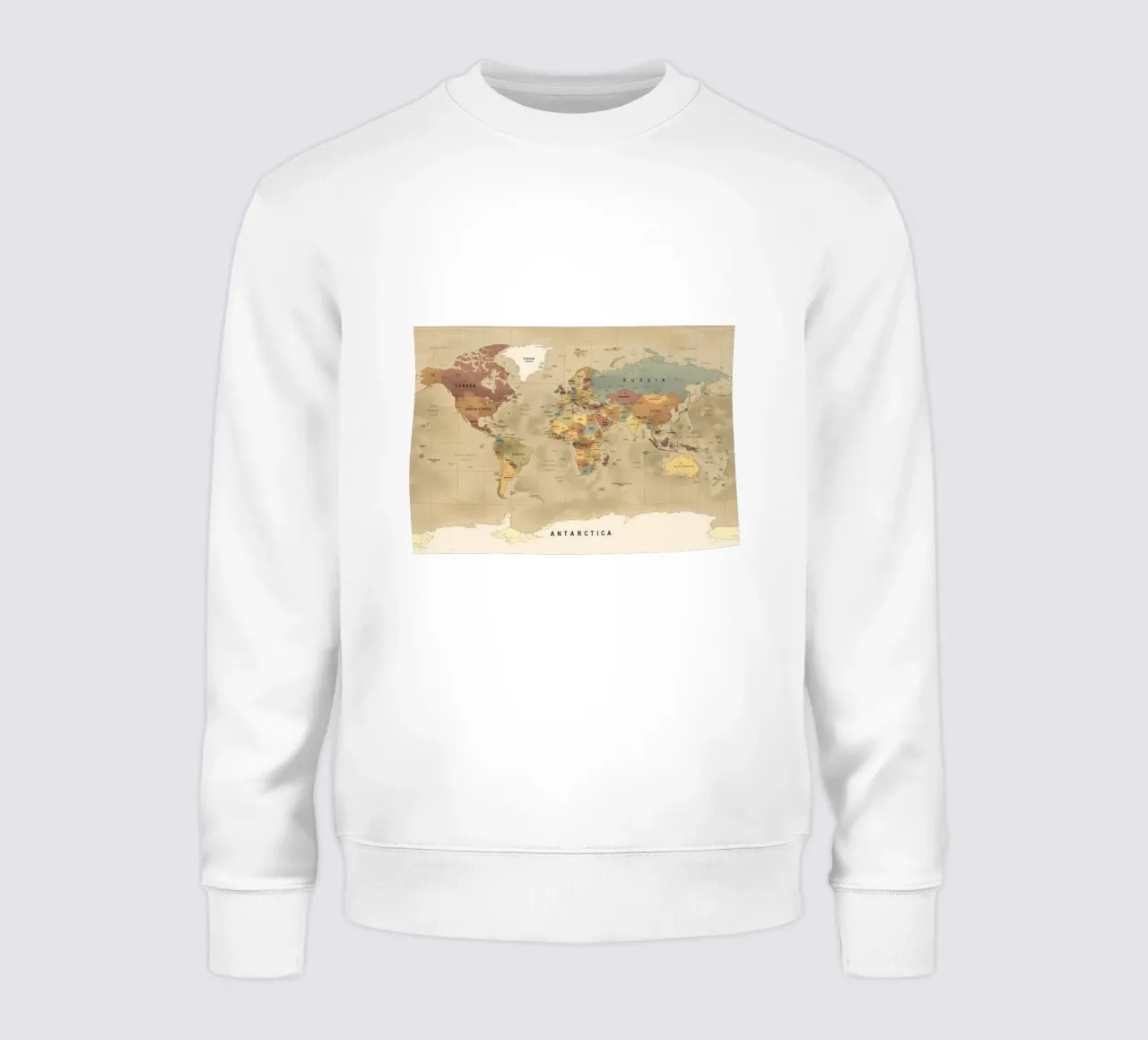 Mappa del mondo felpa da Aiden Garcia