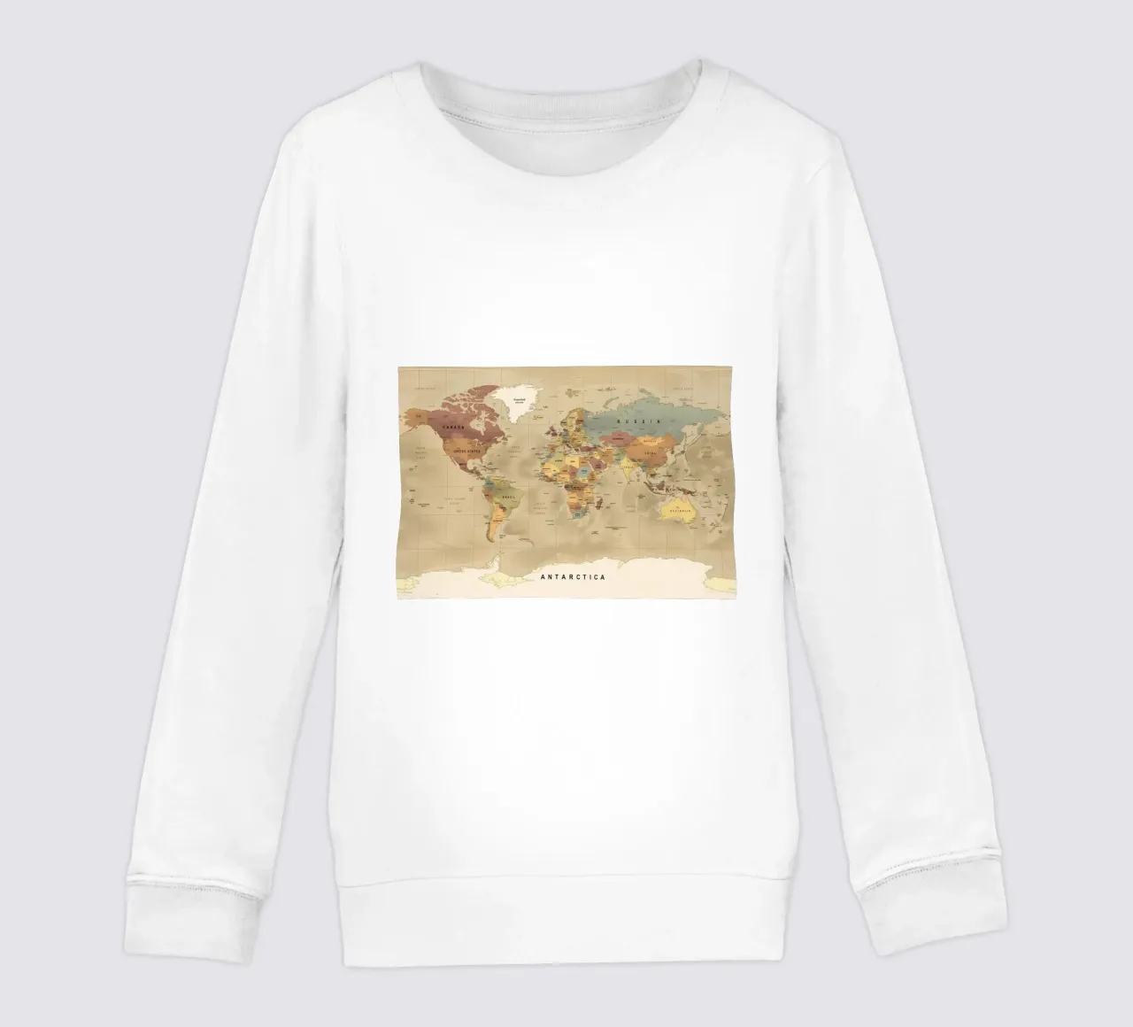 Mappa del mondo felpa bambino da Aiden Garcia