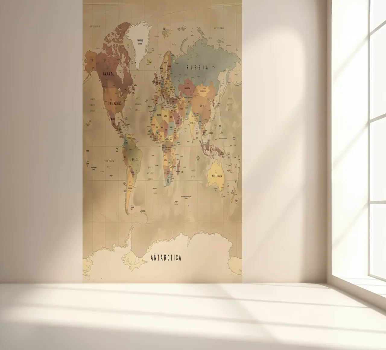 Map Of The World photo wallpaper by Aiden Garcia