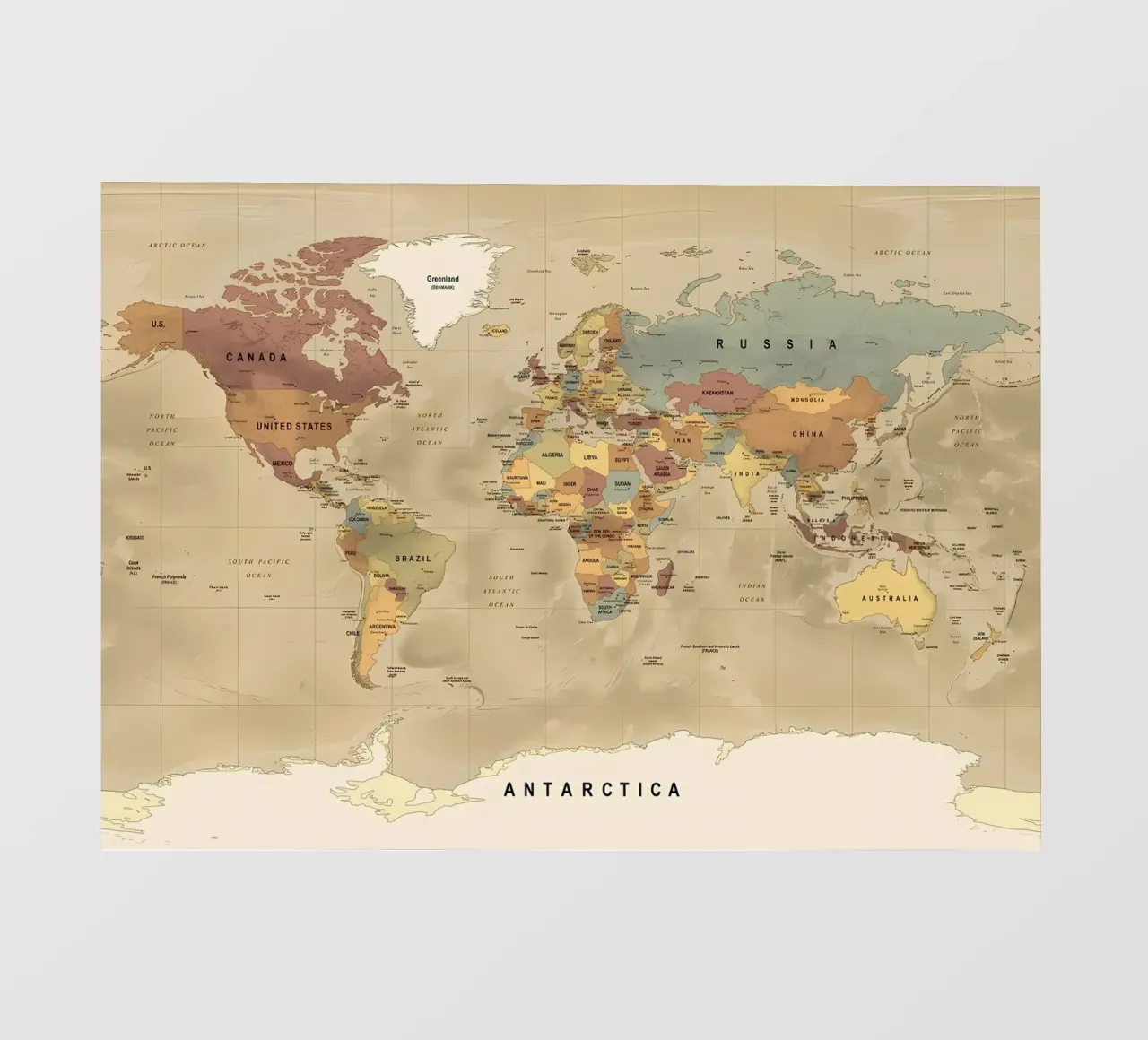 Map Of The World photo wallpaper by Aiden Garcia