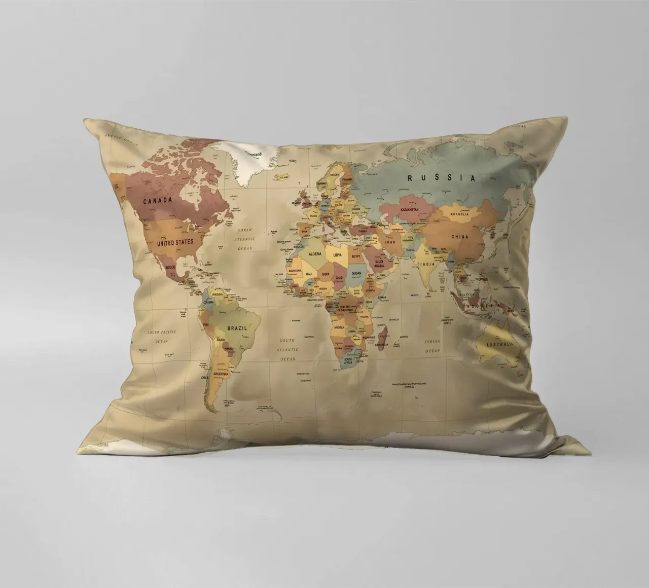 Mappa del mondo cuscino da Aiden Garcia