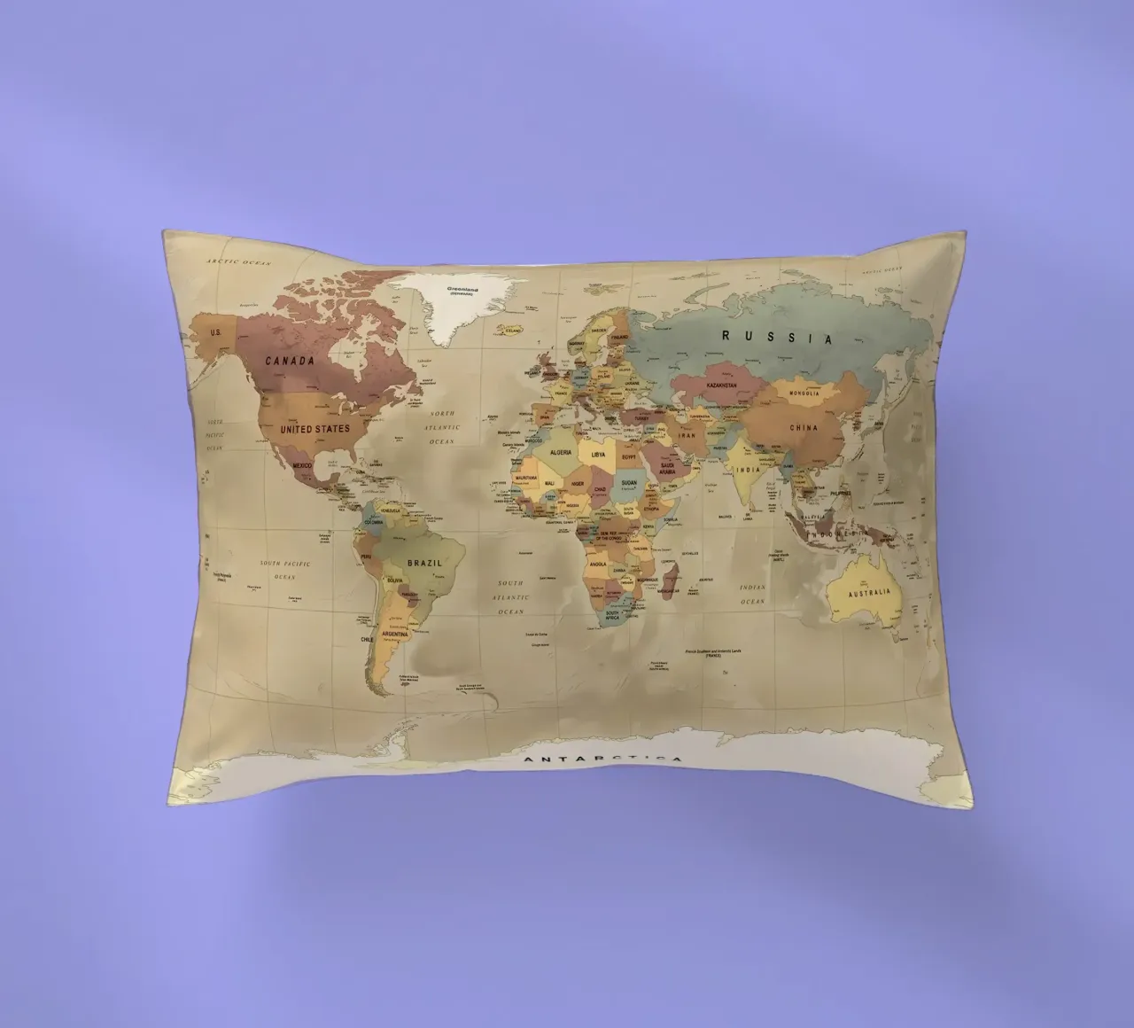 Mappa del mondo cuscino da Aiden Garcia