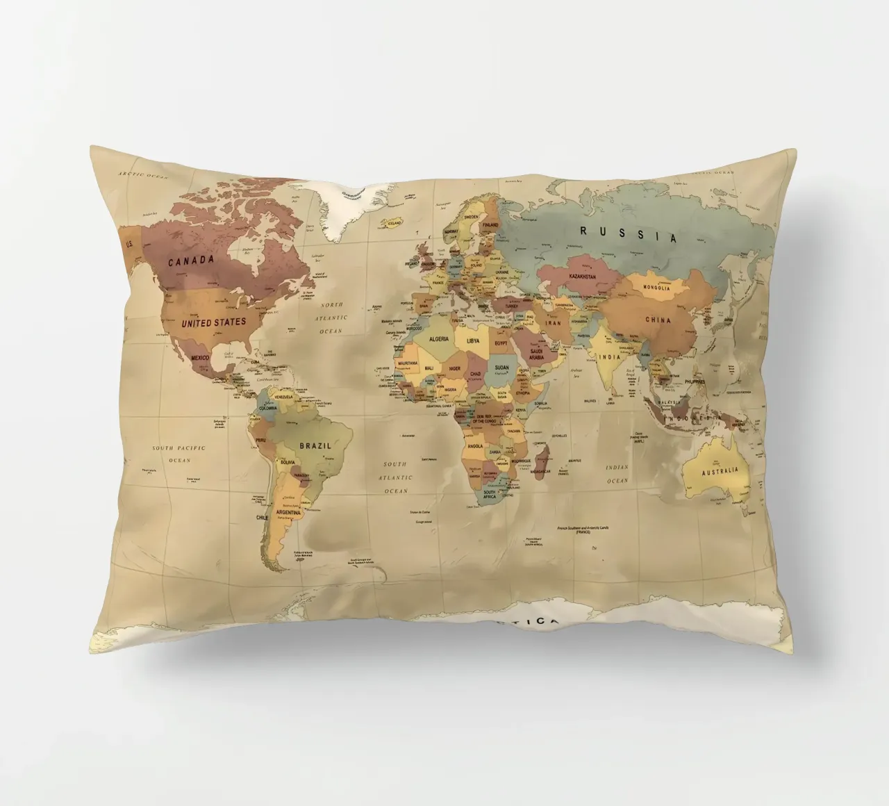 Mappa del mondo cuscino da Aiden Garcia