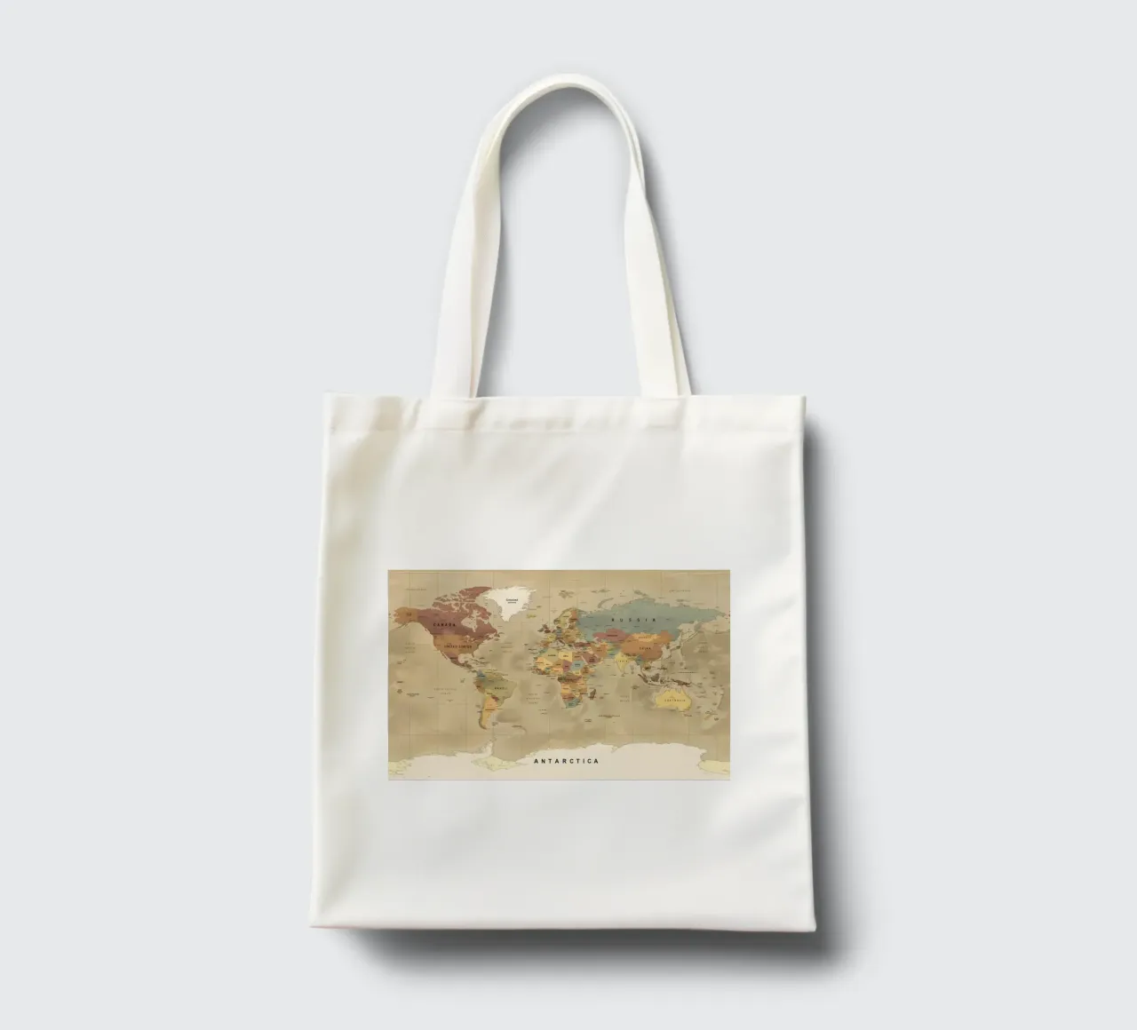 Mappa del mondo borsa in juta da Aiden Garcia