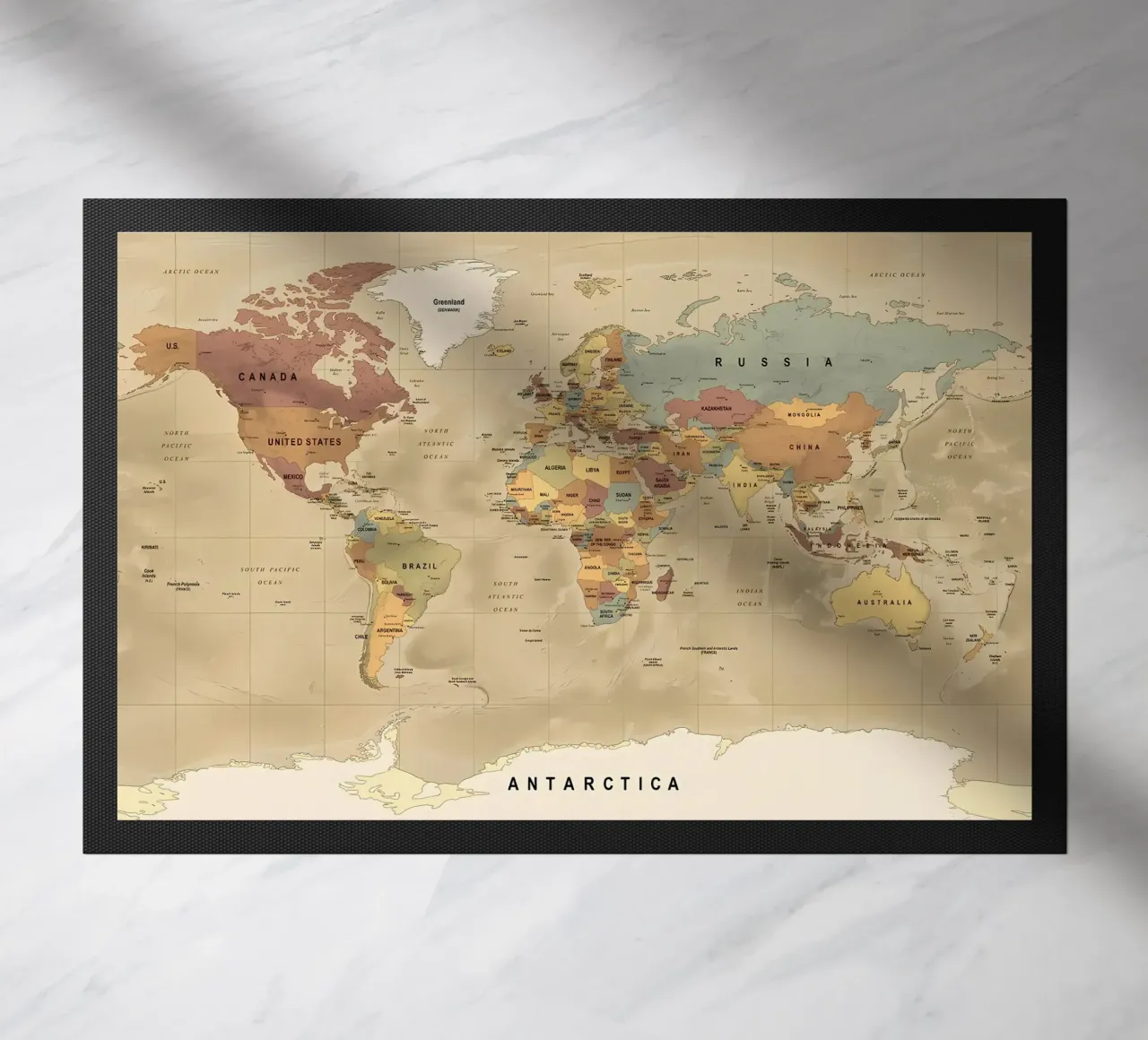 Mappa del mondo zerbino da Aiden Garcia