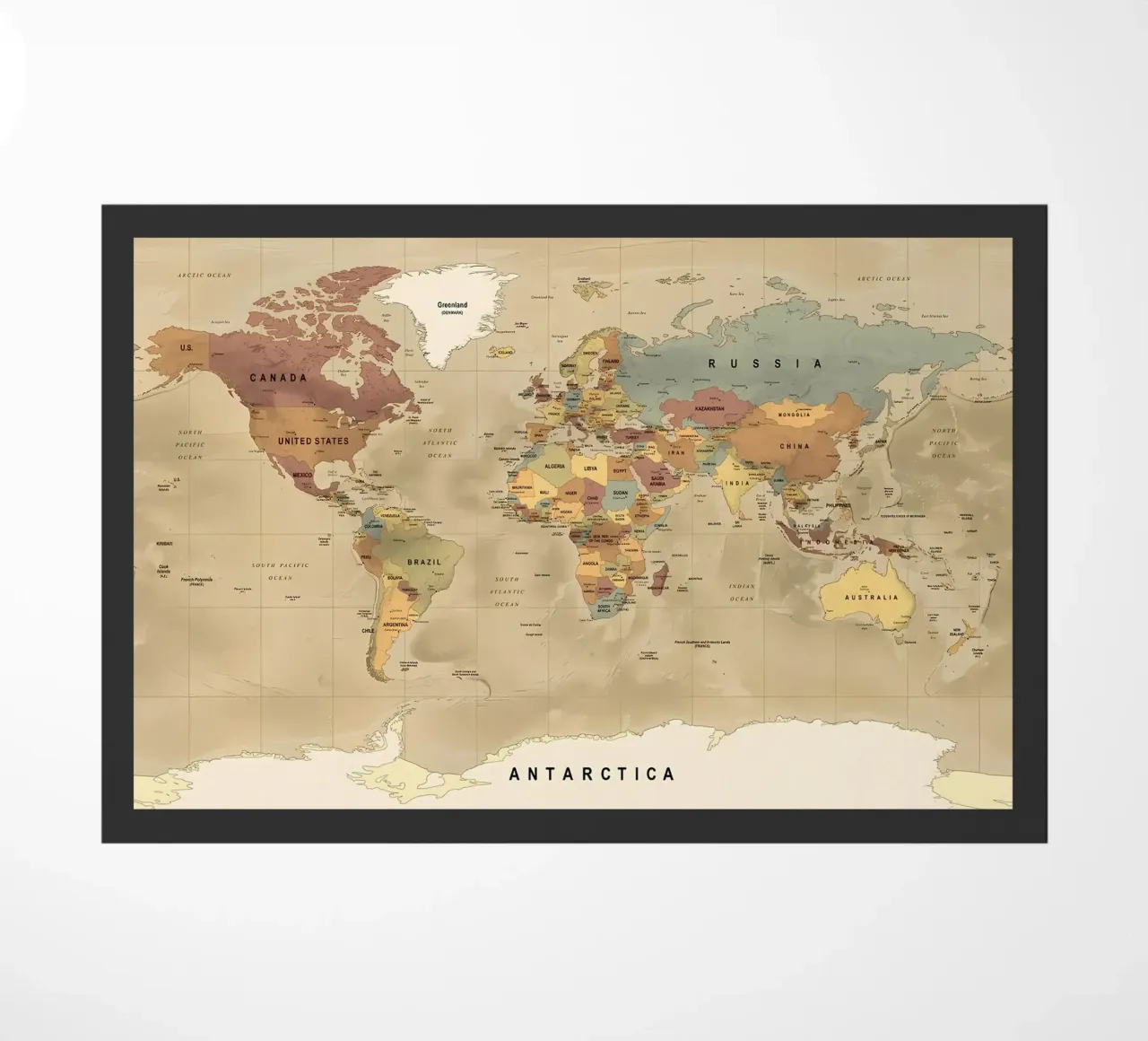 Mappa del mondo zerbino da Aiden Garcia