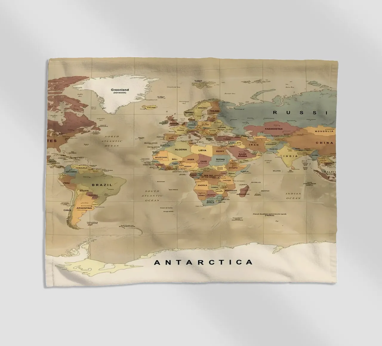 Mappa del mondo telo mare da Aiden Garcia