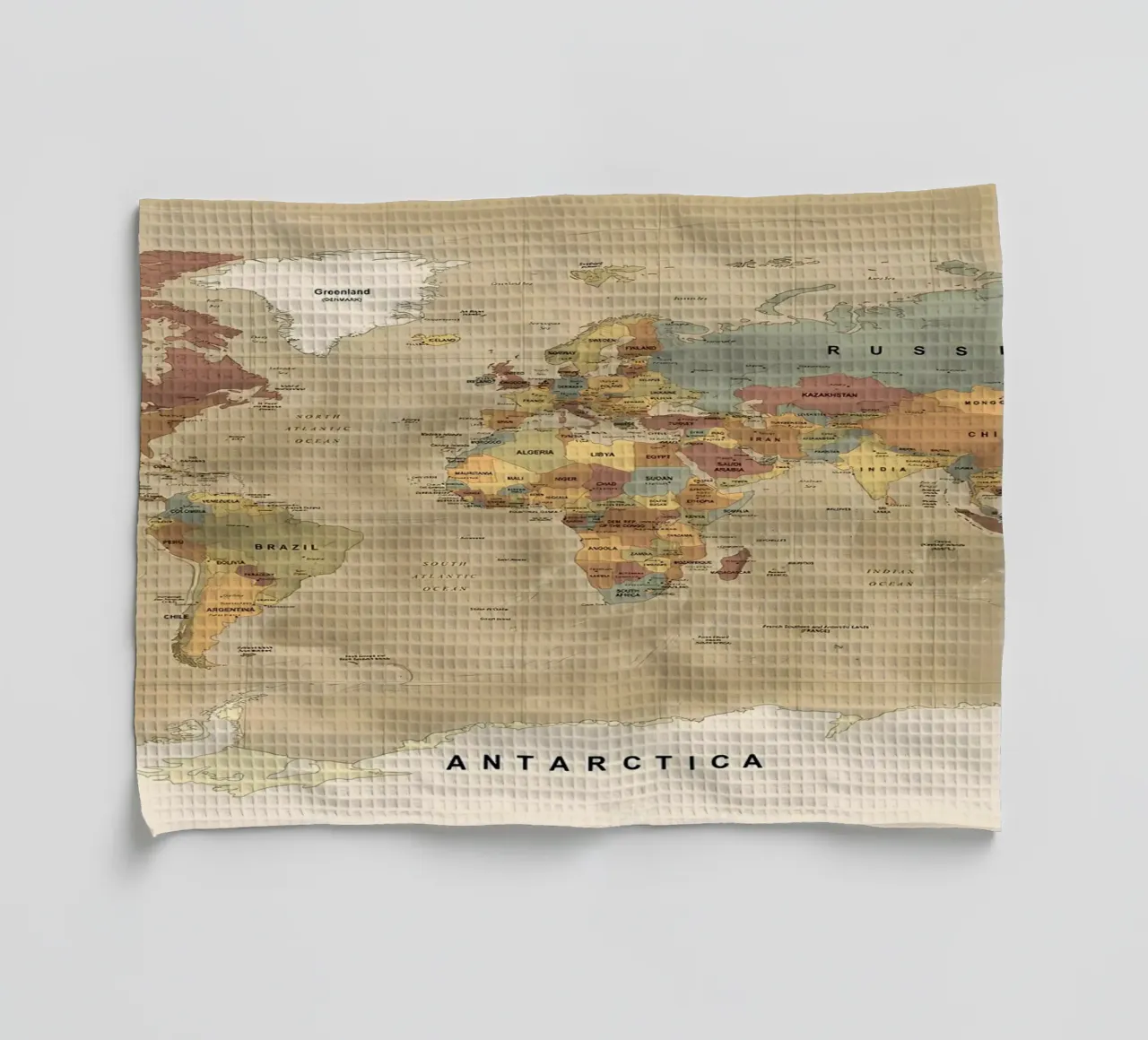 Mappa del mondo canovaccio da cucina da Aiden Garcia