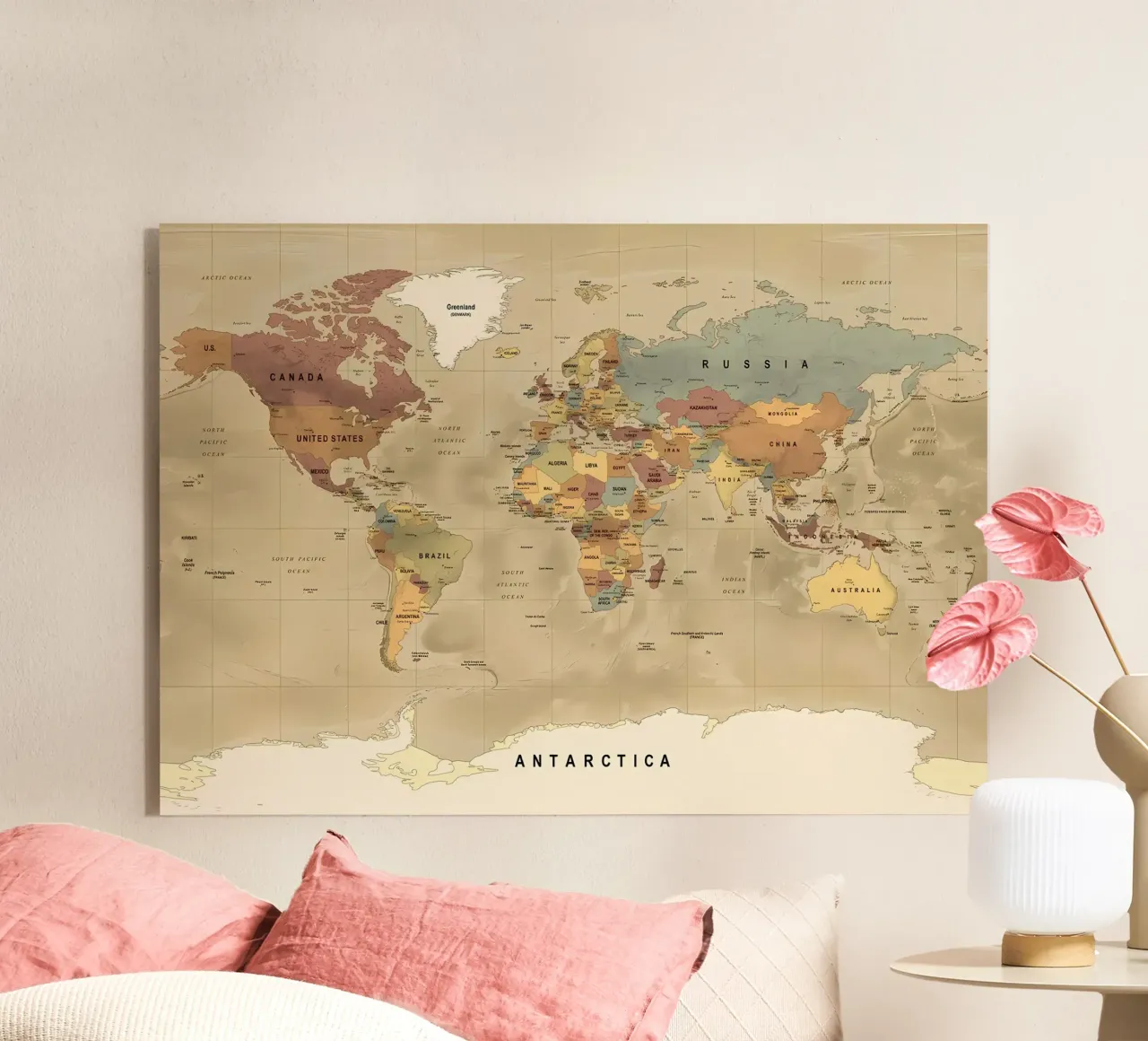 Mappa del mondo plexiglass da Aiden Garcia