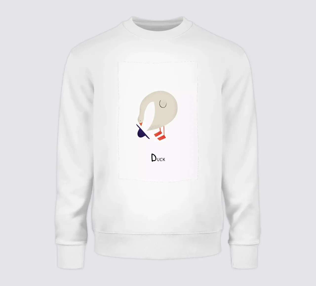 D for Duck felpa da Little Flourishes