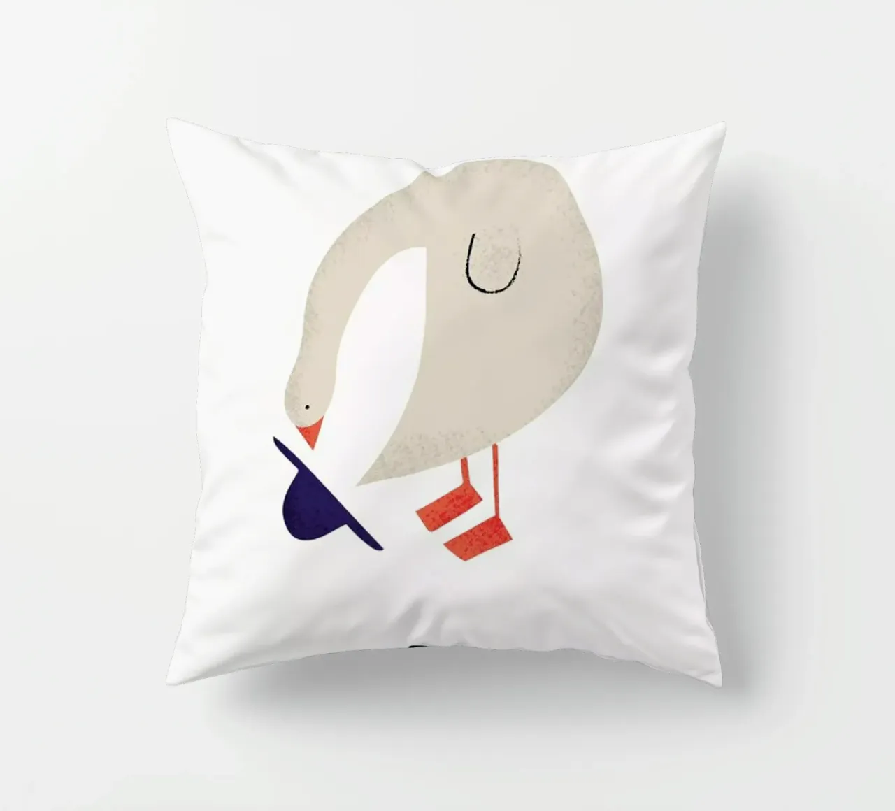 D for Duck cuscino da Little Flourishes