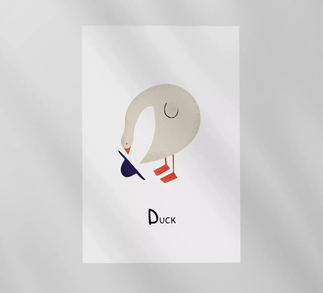 D for Duck pellicola backlit da Little Flourishes