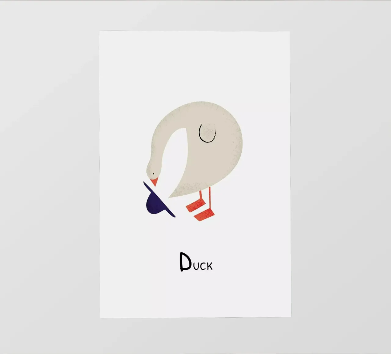 D for Duck telo in pvc da Little Flourishes