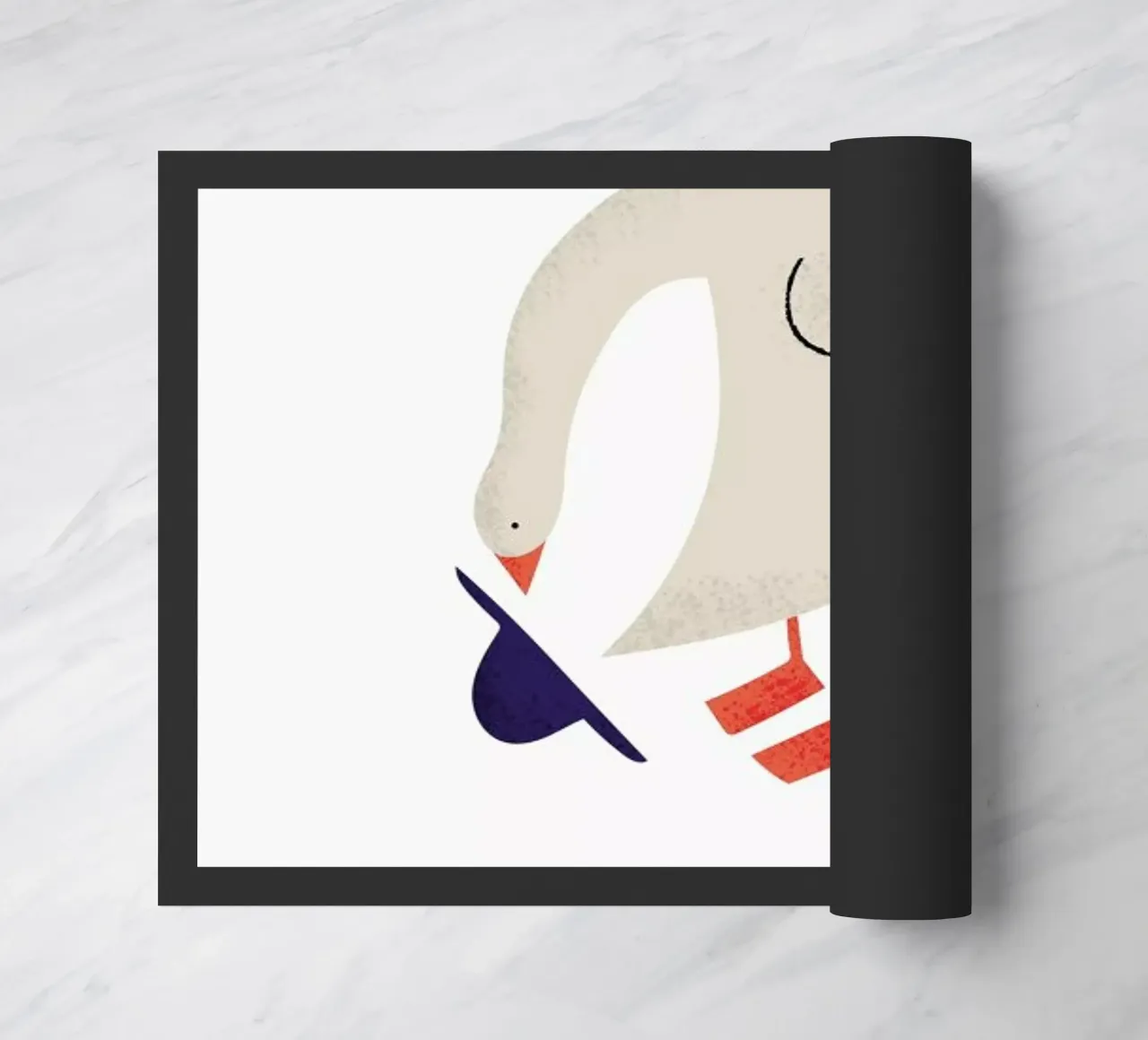 D for Duck zerbino da Little Flourishes