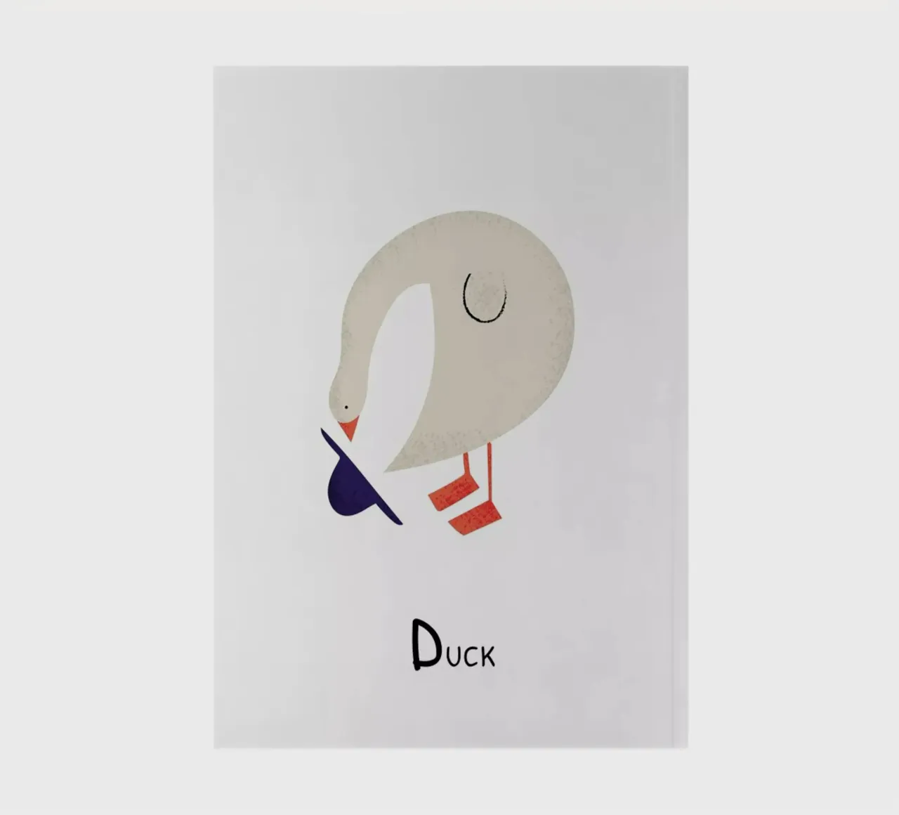 D for Duck notebook by Little Flourishes