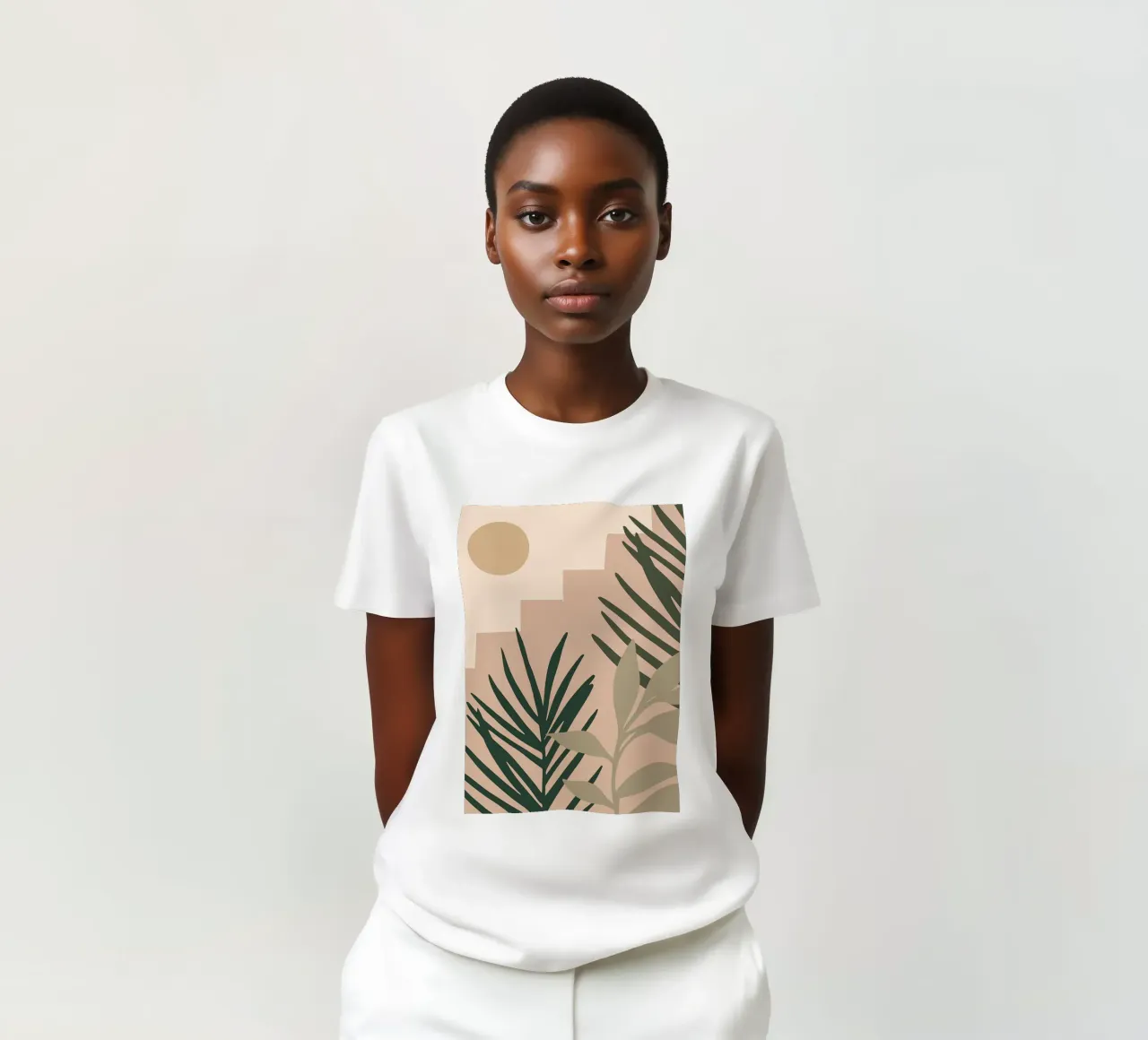 Arte botanica di metà secolo t-shirt da Nicholas Campbell