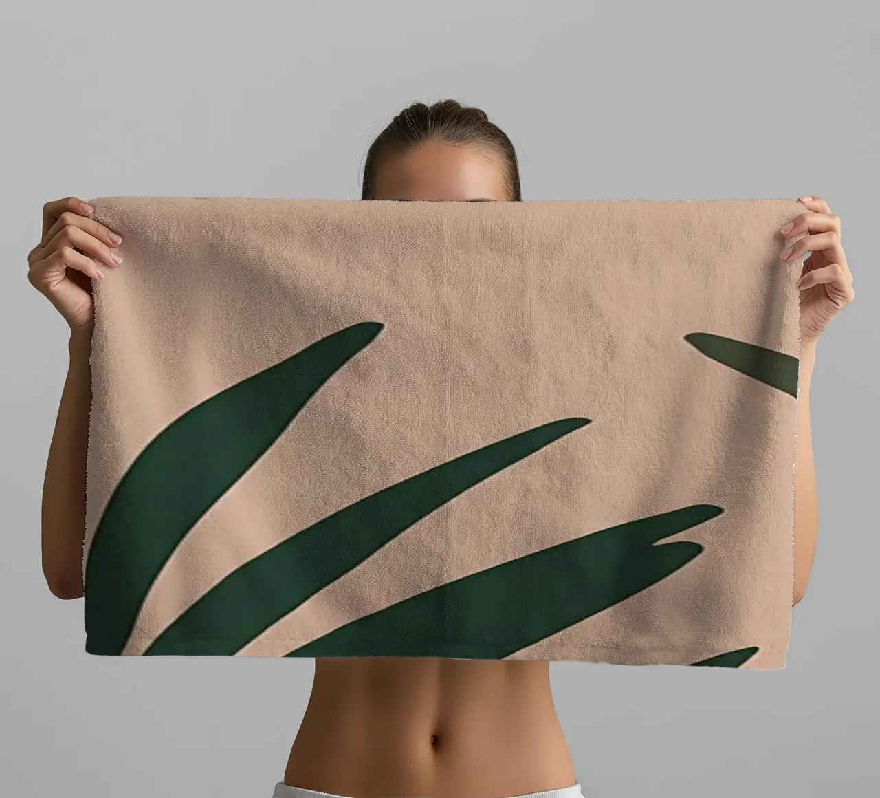 Arte botanica di metà secolo asciugamano da bagno da Nicholas Campbell