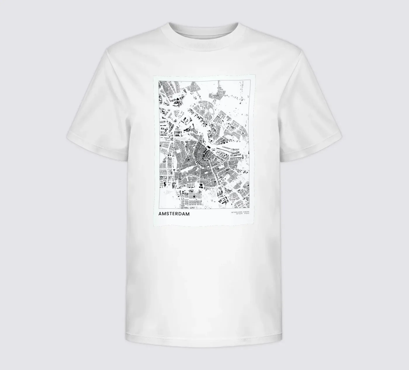 Amsterdam t-shirt bambini da The Cartography Collection