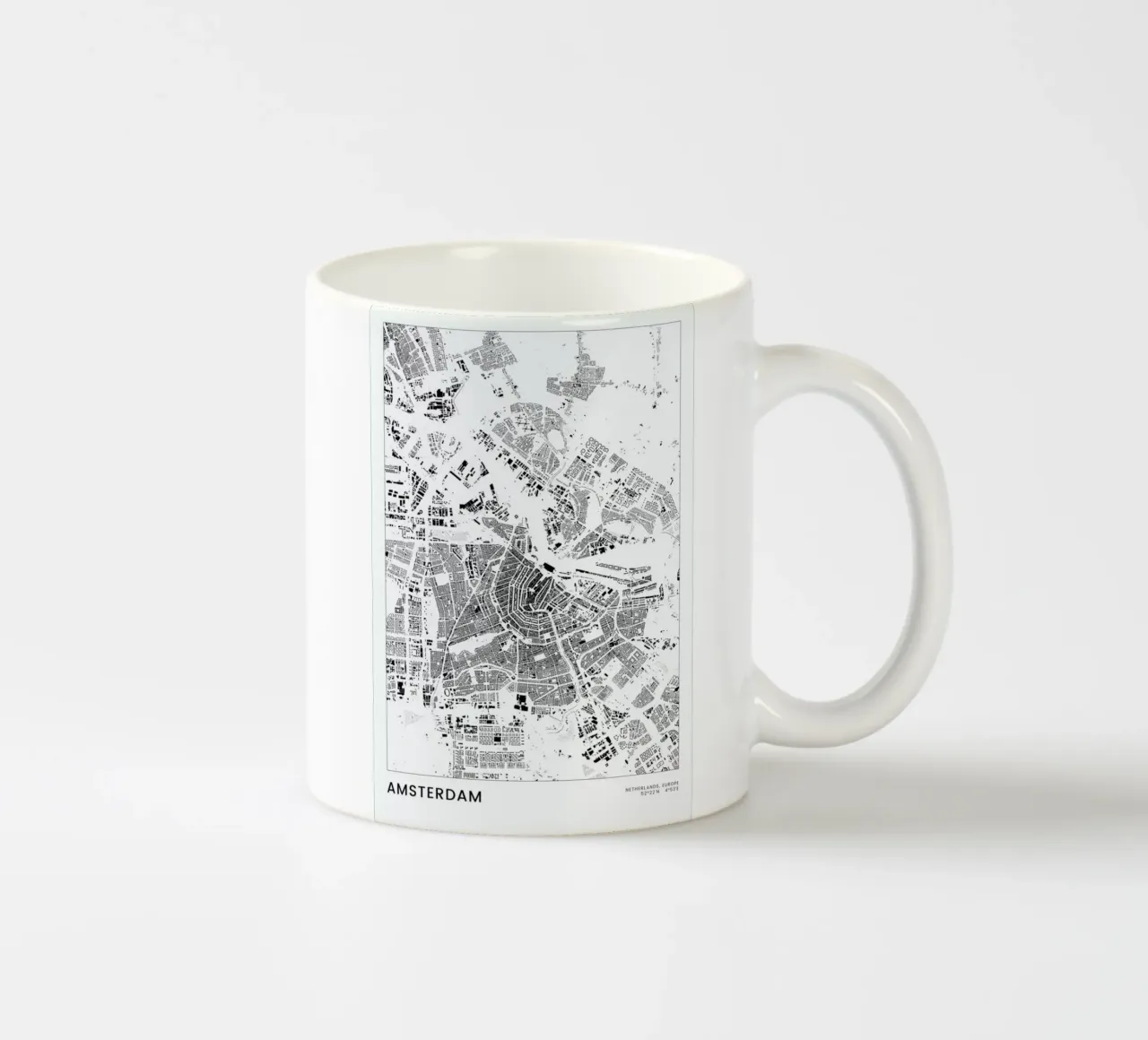 Amsterdam tazza in ceramica da The Cartography Collection