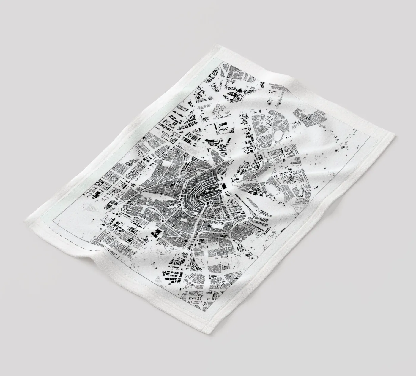 Amsterdam Fleecedecke von The Cartography Collection