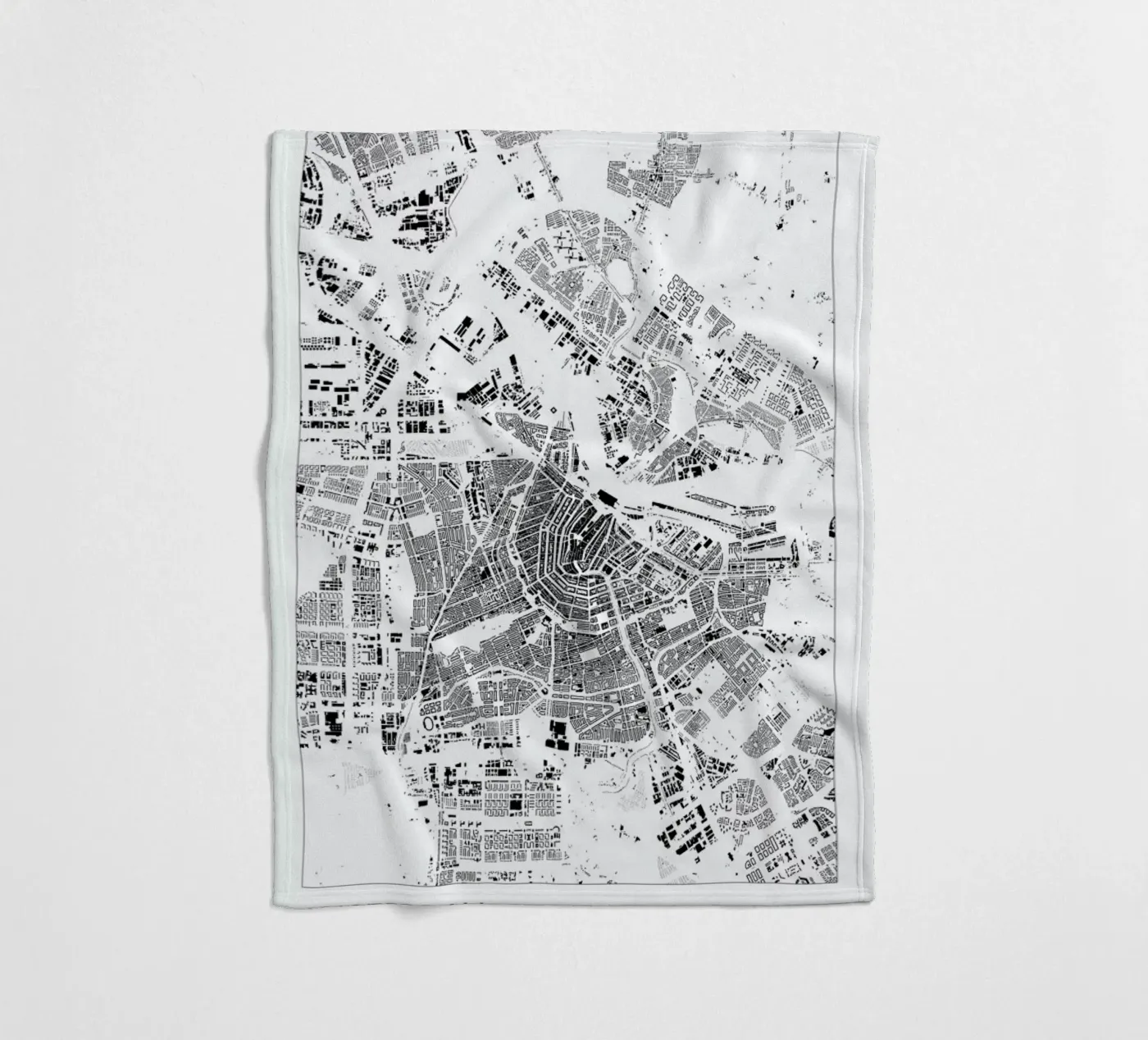 Amsterdam Fleecedecke von The Cartography Collection