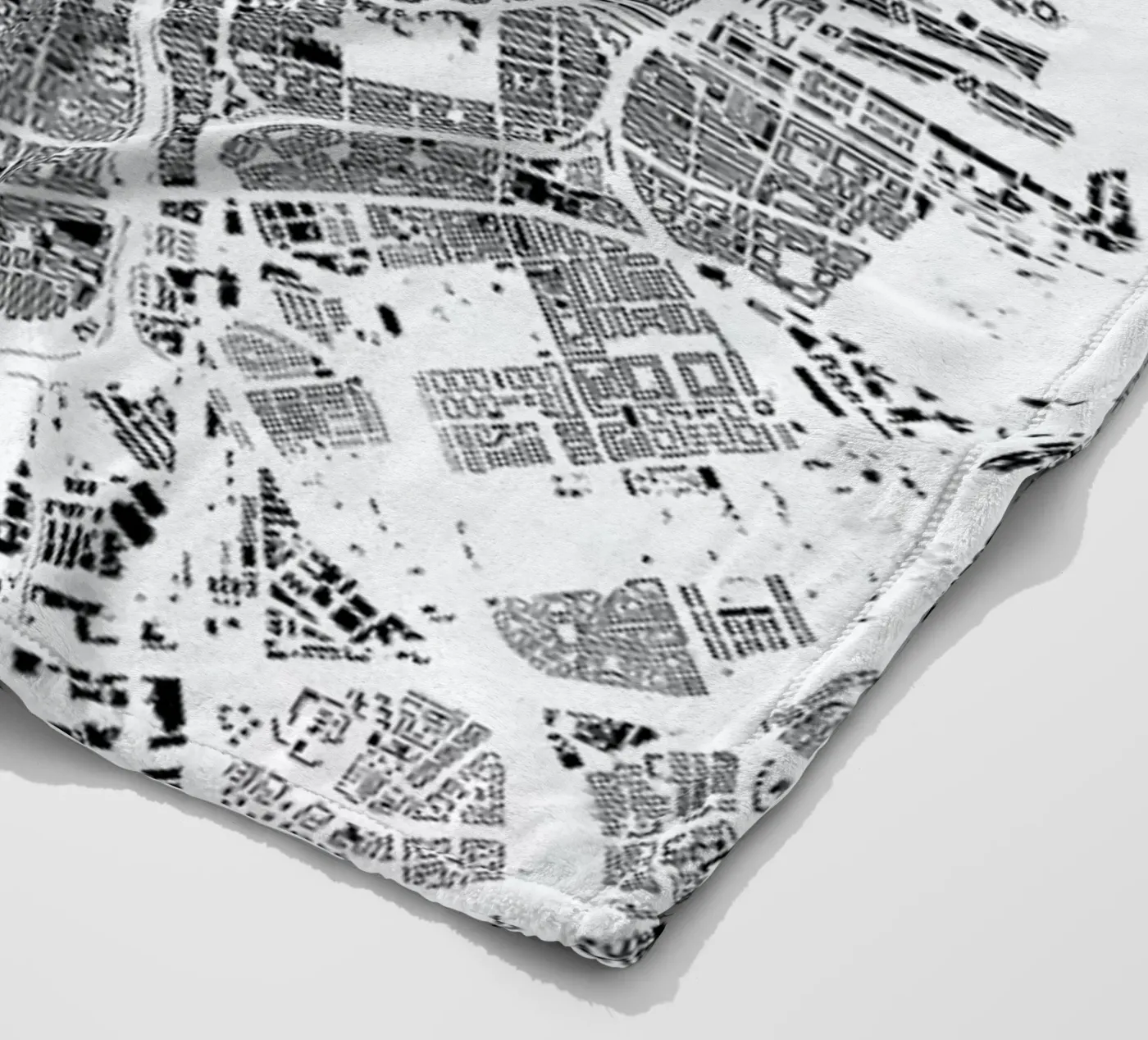 Amsterdam Fleecedecke von The Cartography Collection