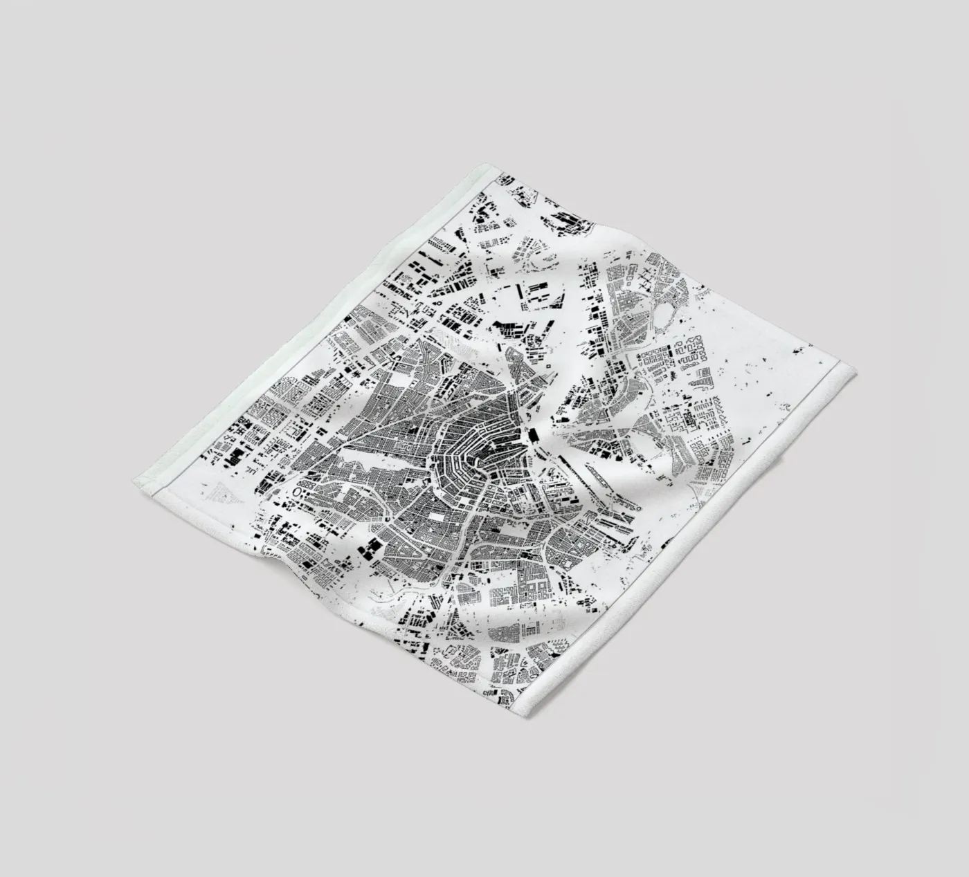 Amsterdam Fleecedecke von The Cartography Collection