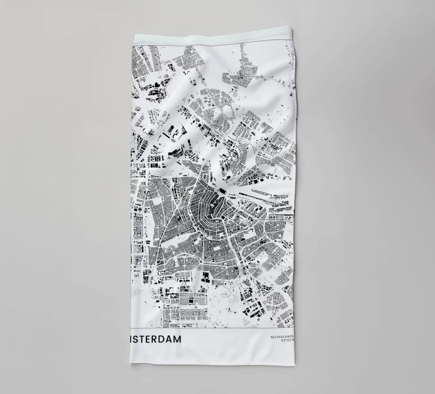 Amsterdam badhanddoek van The Cartography Collection
