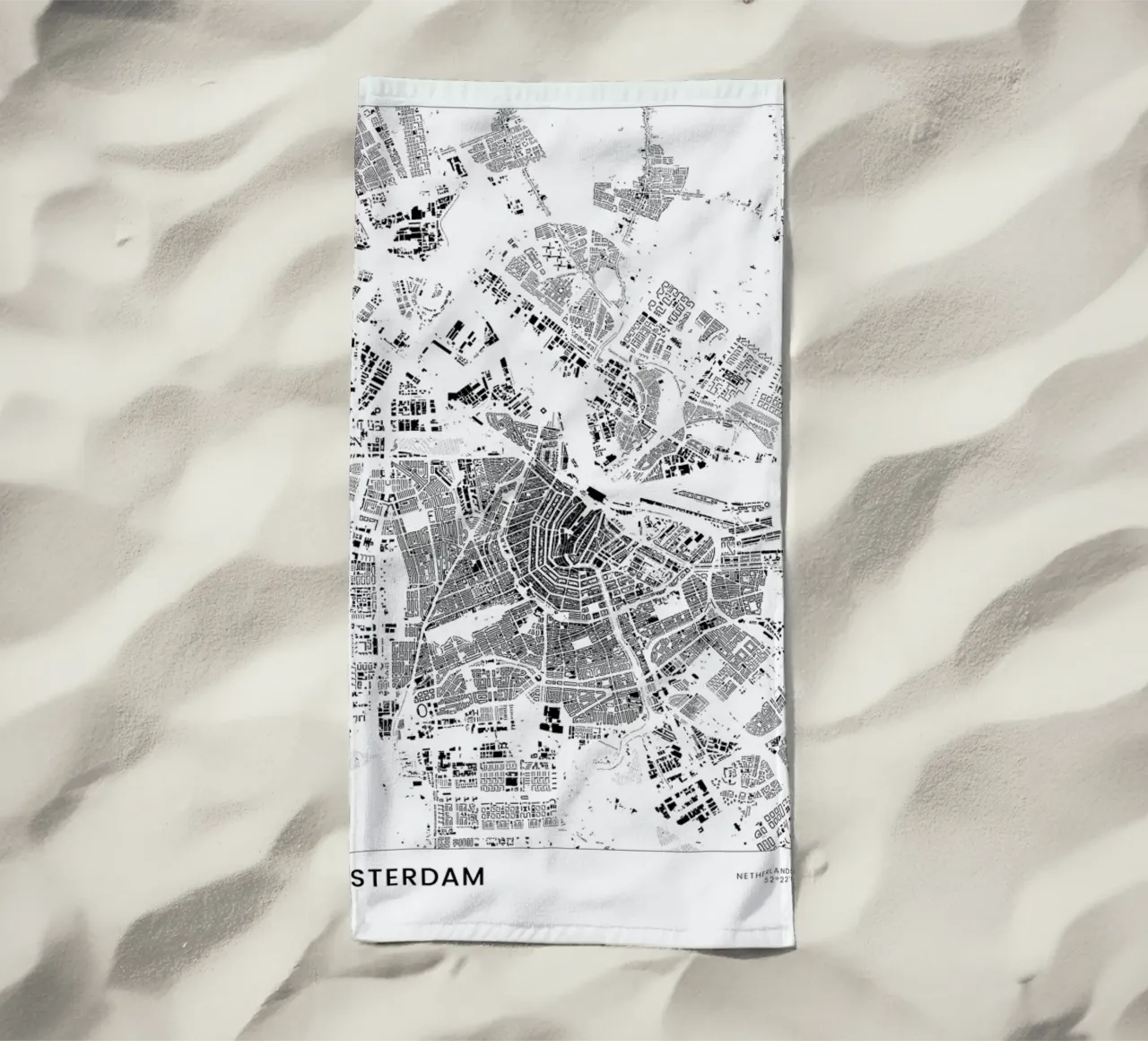 Amsterdam telo mare da The Cartography Collection