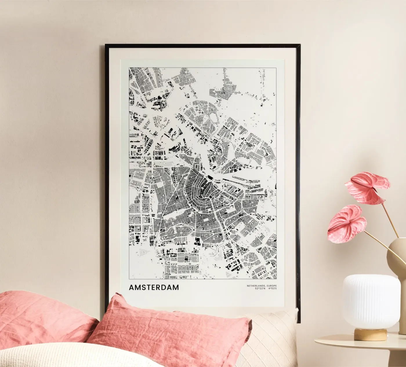 Amsterdam poster da The Cartography Collection