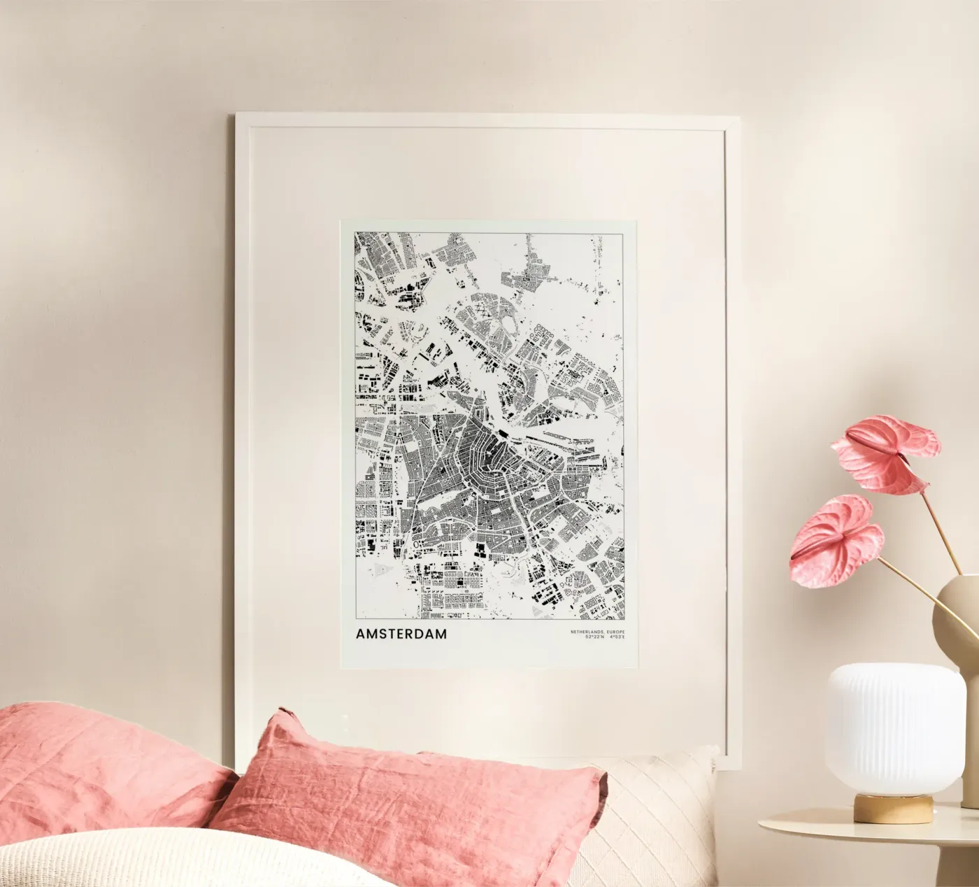 Amsterdam poster da The Cartography Collection