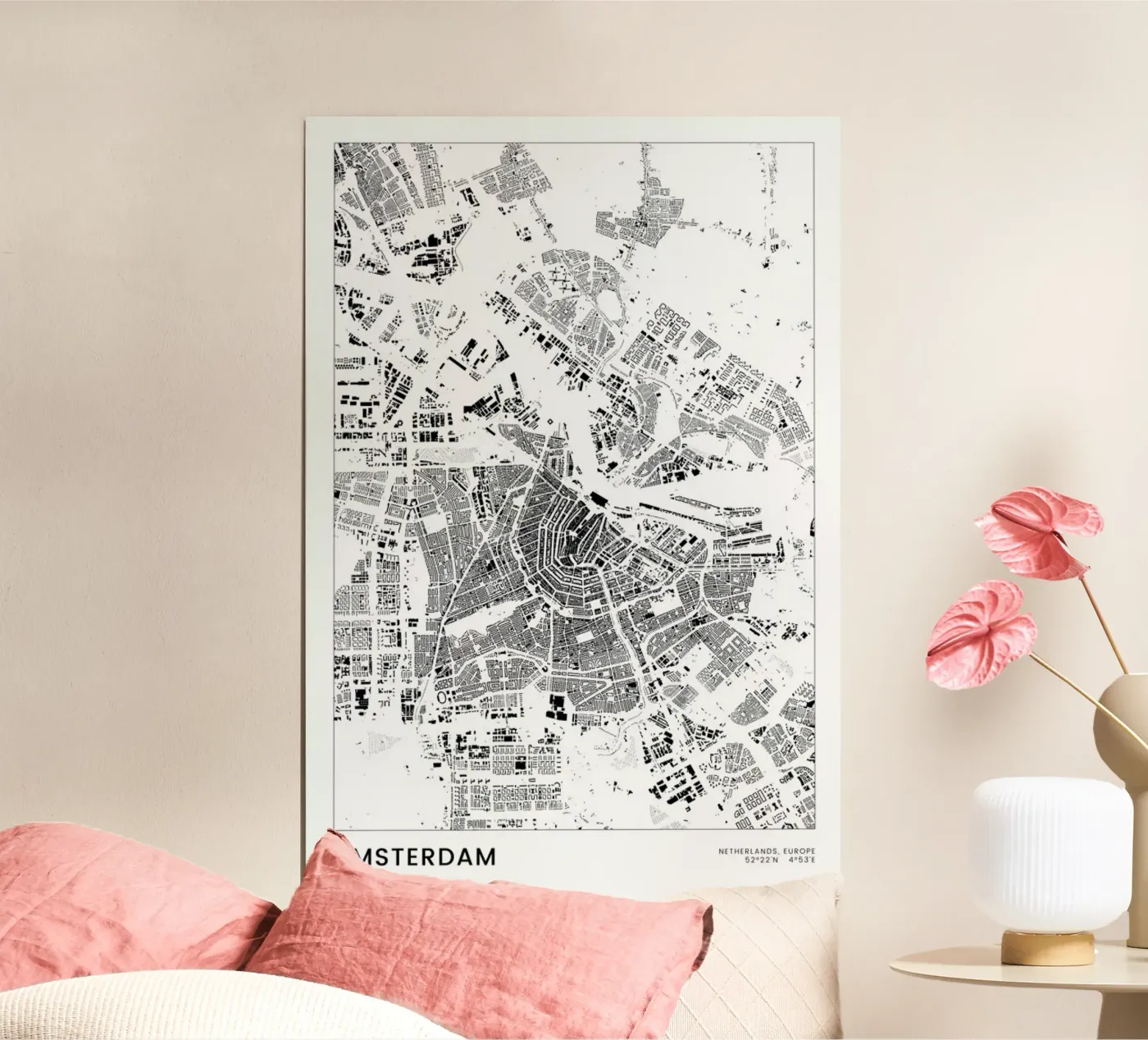 Amsterdam poster da The Cartography Collection