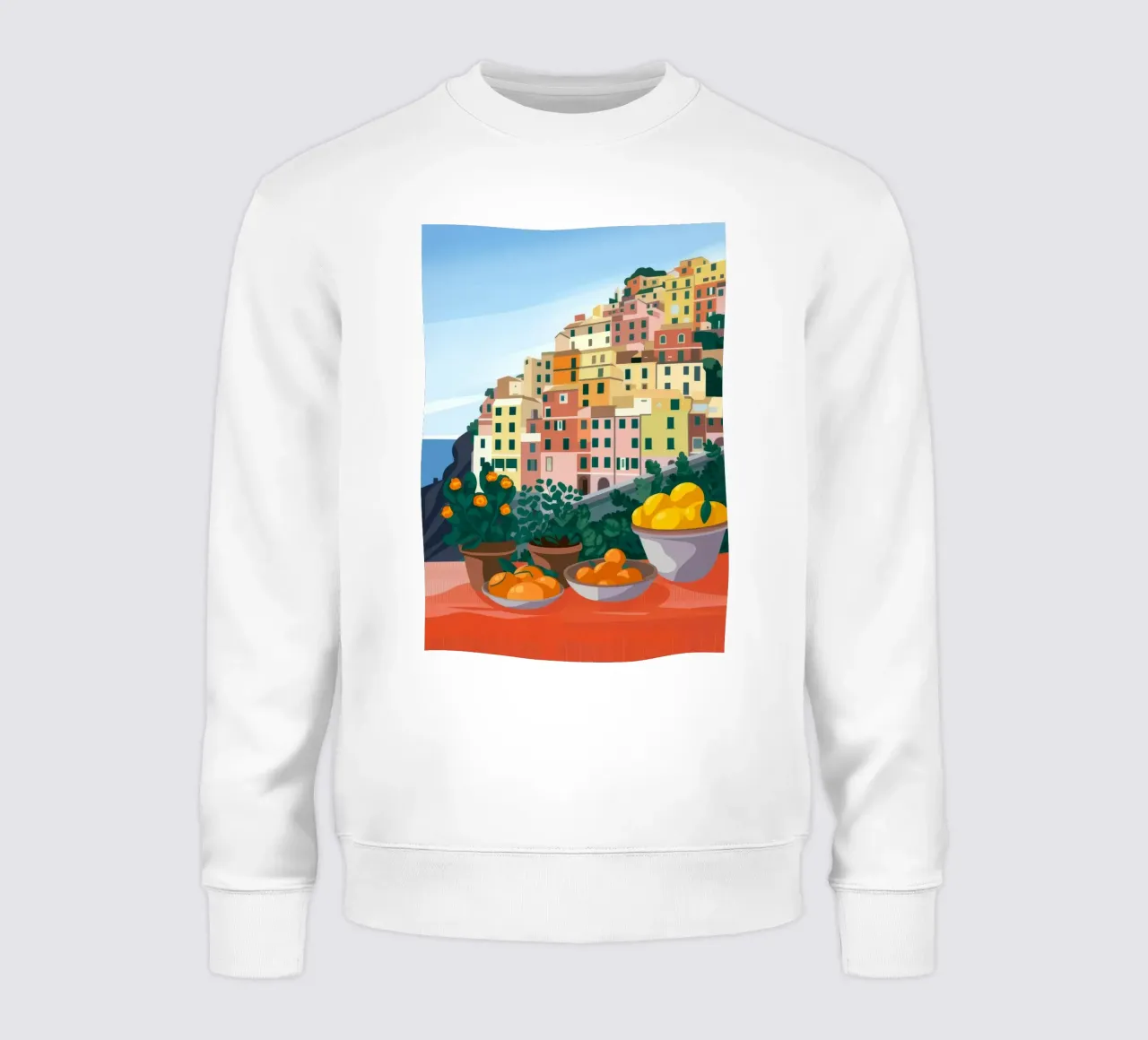 Mediterranean Citrus Feast sweatshirt by Nebula Verse