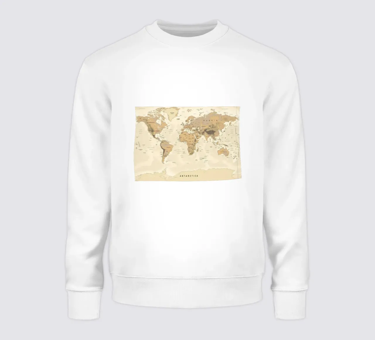 Mappa del mondo felpa da Aiden Garcia