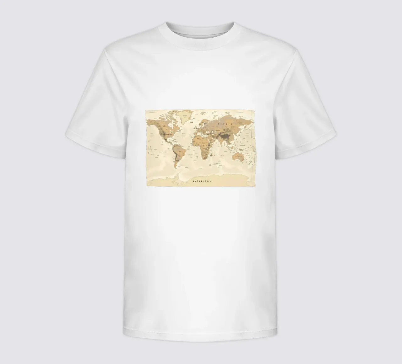 Mappa del mondo t-shirt bambini da Aiden Garcia