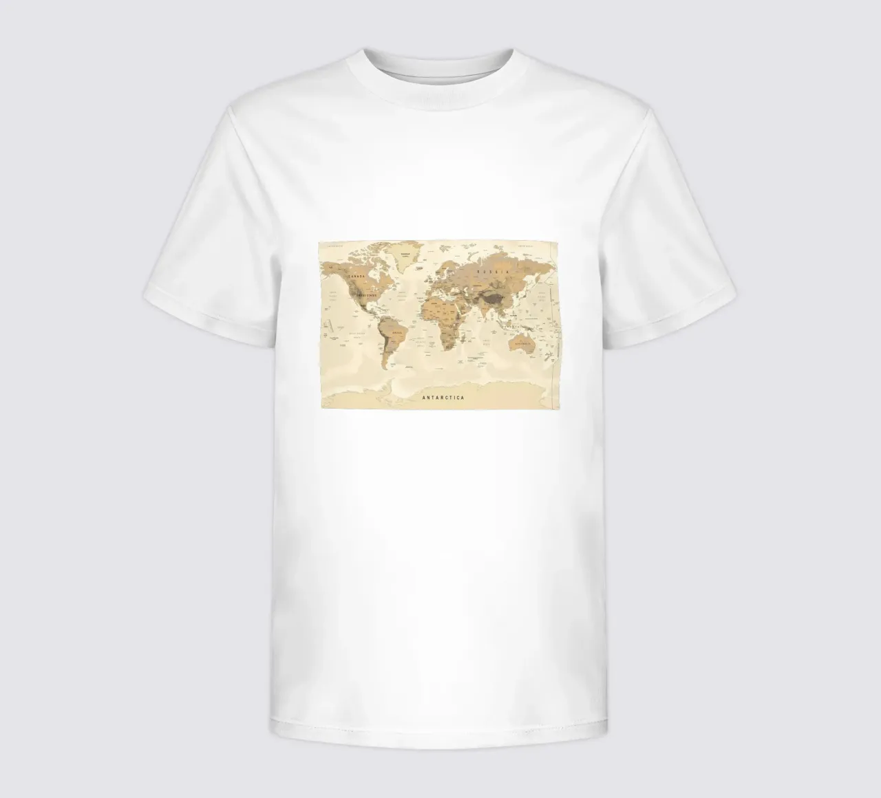 World Map kids t-shirt by Aiden Garcia