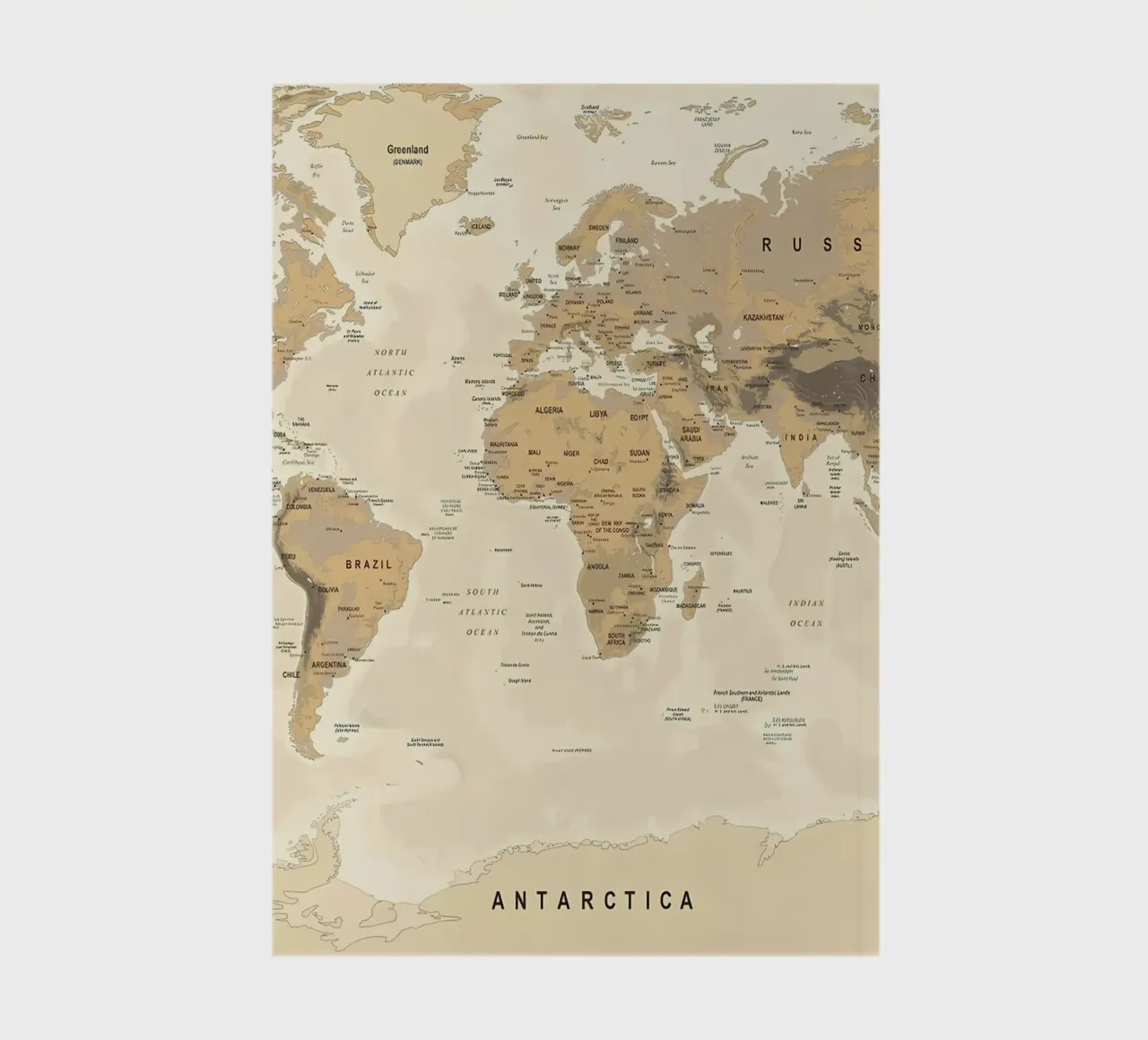 World Map notebook by Aiden Garcia