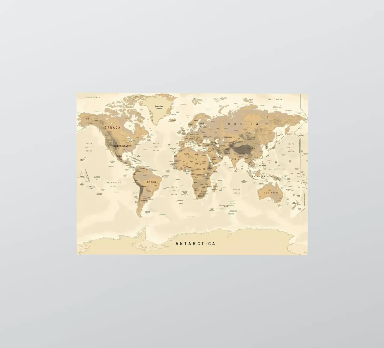 Carte du monde autocollant de Aiden Garcia